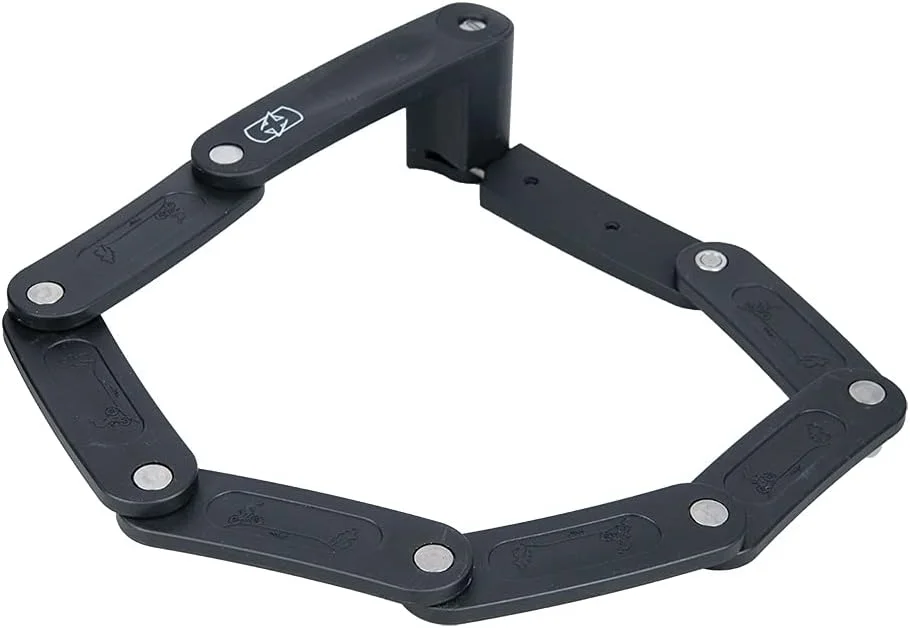 قفل تاشو فشرده آکسفورد LinkLock CL. قفل امنیتی دوچرخه، مشکی، 720 میلی متر