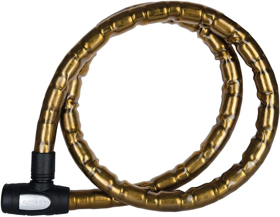 قفل کابلی زرهی آکسفورد - برنزی (دودی)