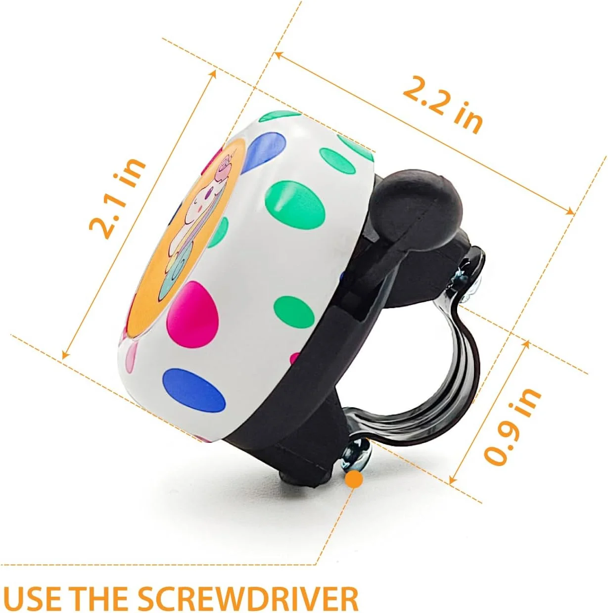 زنگ دوچرخه ONIPAX با صدای بلند طرح خرس قطبی، خرگوش، دایناسور، کارتونی زیبا برای بزرگسالان یا کودکان پسران دختران دوچرخه/دوچرخه کودکان نوپا/اسکوتر