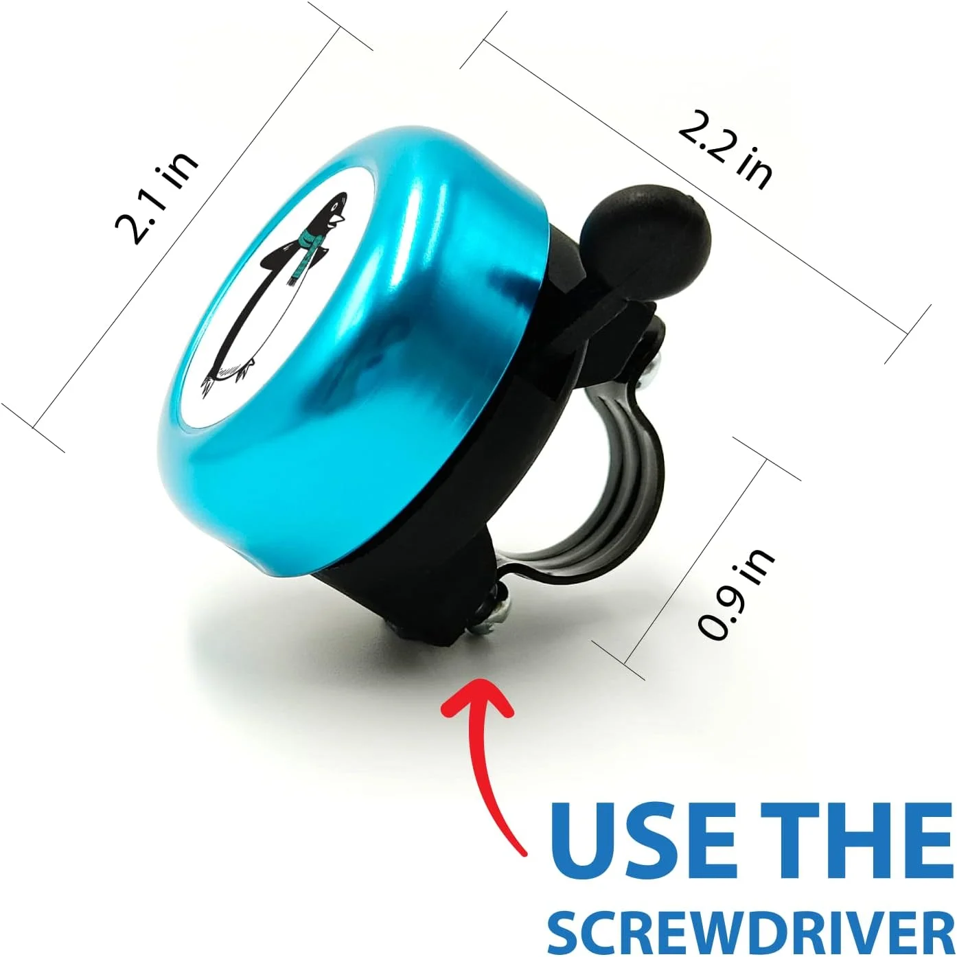 زنگ دوچرخه ONIPAX با صدای بلند، طرح حیوانات دوست داشتنی و کارتونی، مناسب دوچرخه/کودک/اسکوتر