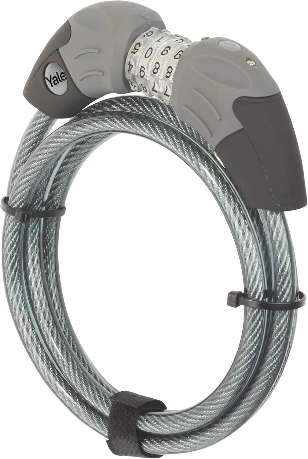 قفل کابلی ترکیبی استاندارد Yale Ycc1/10/185/1، مشکی