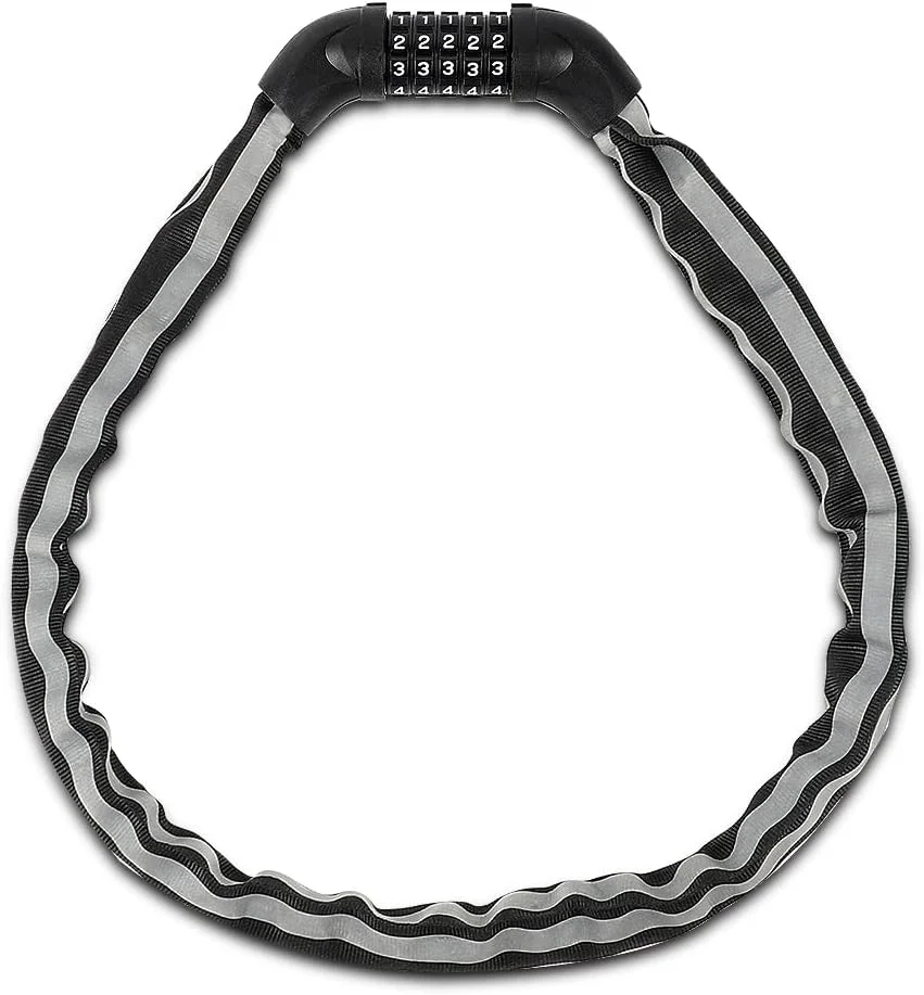 قفل زنجیری دوچرخه (مشکی)