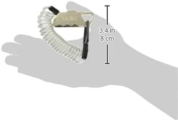 قفل کابلی ترکیبی چند منظوره ULAC Piccadilly LTD با کارابین برای کلاه ایمنی، موتور سیکلت، اسکوتر برقی، دوچرخه، قفل باشگاه، کالسکه بچه، چمدان، بار، دروازه، حصار قفل کابلی ترکیبی چند منظوره ULAC Piccadilly LTD با کارابین برای کلاه ایمنی، موتور سیکلت، اسکوتر برقی، دوچرخه، قفل باشگاه، کالسکه بچه، چمدان، بار، دروازه، حصار