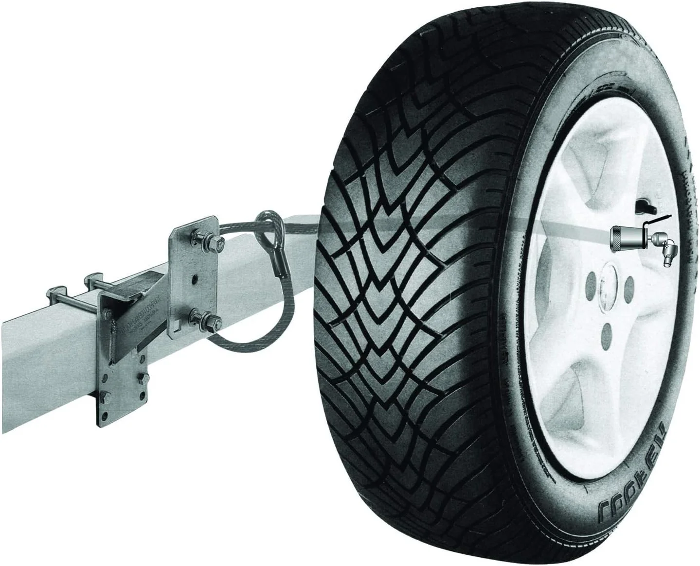 قفل کابل لاستیک زاپاس Trimax ST30 Trimaflex (کلید گرد) 36 اینچ در 12 میلی متر قفل کابل لاستیک زاپاس Trimax ST30 Trimaflex (کلید گرد) 36 اینچ در 12 میلی متر