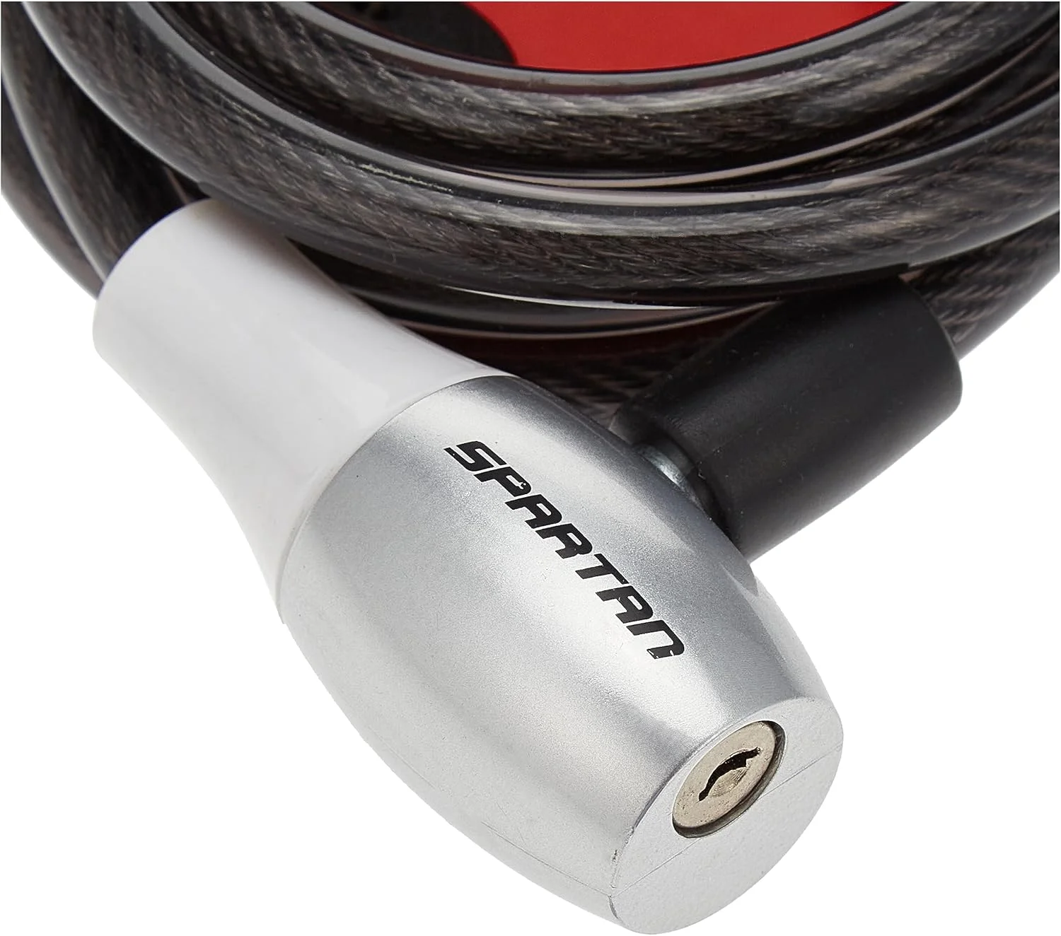 قفل کابلی اسپارتان، نقره ای، 180 سانتی متر مدل Sp-9027 قفل کابلی اسپارتان، نقره ای، 180 سانتی متر مدل Sp-9027