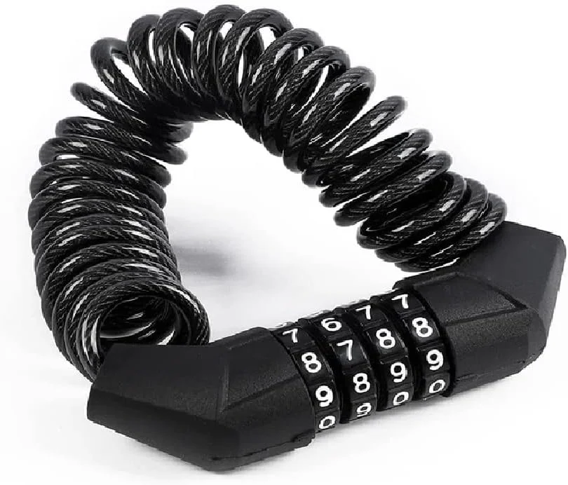 قفل چند منظوره سارته برای دوچرخه، کلاه ایمنی، چمدان، قفل ضد سرقت با سیم کابل پیشرفته | پرداخت نشده (چند رنگ)