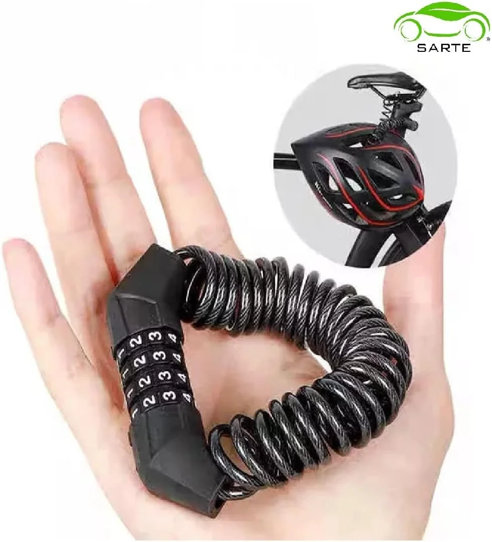 قفل چند منظوره سارته برای دوچرخه، کلاه ایمنی، چمدان، قفل ضد سرقت با سیم کابل پیشرفته | پرداخت نشده (چند رنگ) قفل چند منظوره سارته برای دوچرخه، کلاه ایمنی، چمدان، قفل ضد سرقت با سیم کابل پیشرفته | پرداخت نشده (چند رنگ)