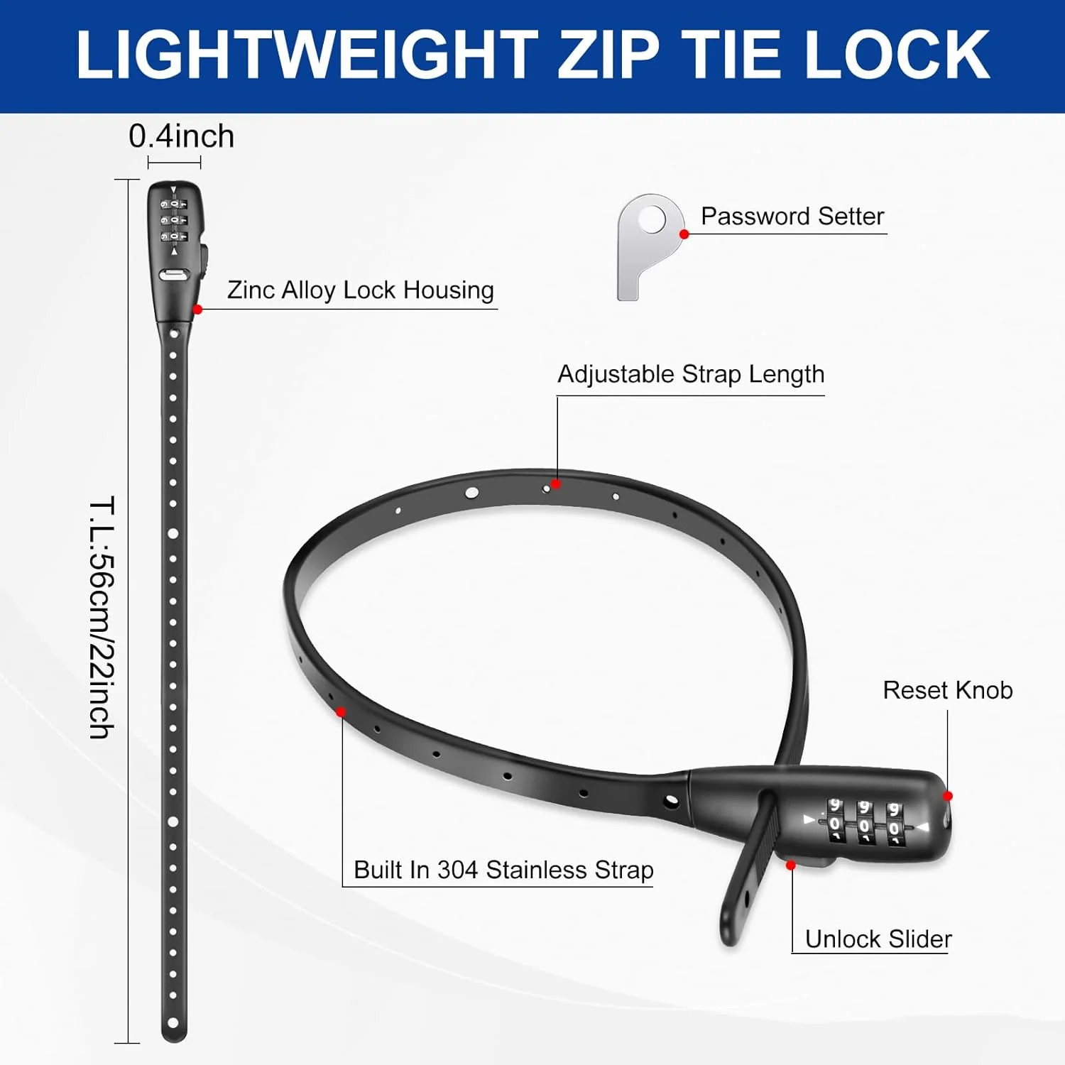 قفل کابلی ترکیبی 3 رقمی با بست کمربندی، قفل کابلی قابل تنظیم 56 سانتی متری، قفل امنیتی کافه، قفل ترکیبی سبک وزن، قفل کوچک ایمن کودک، قفل یخچال (1 عدد) قفل کابلی ترکیبی 3 رقمی با بست کمربندی، قفل کابلی قابل تنظیم 56 سانتی متری، قفل امنیتی کافه، قفل ترکیبی سبک وزن، قفل کوچک ایمن کودک، قفل یخچال (1 عدد)