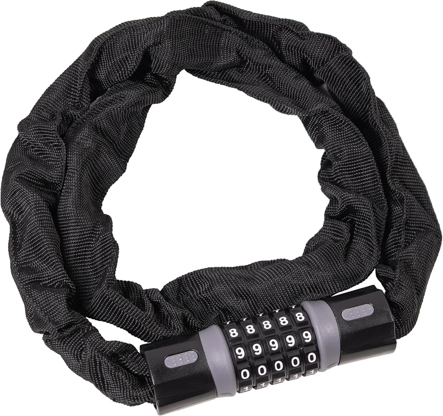 قفل دوچرخه، قفل زنجیری، قفل ترکیبی ۵ رقمی ۱۲۰ سانتی متری قابل تنظیم مجدد، قفل دوچرخه بدون کلید سنگین Oture، لوازم جانبی ضد سرقت