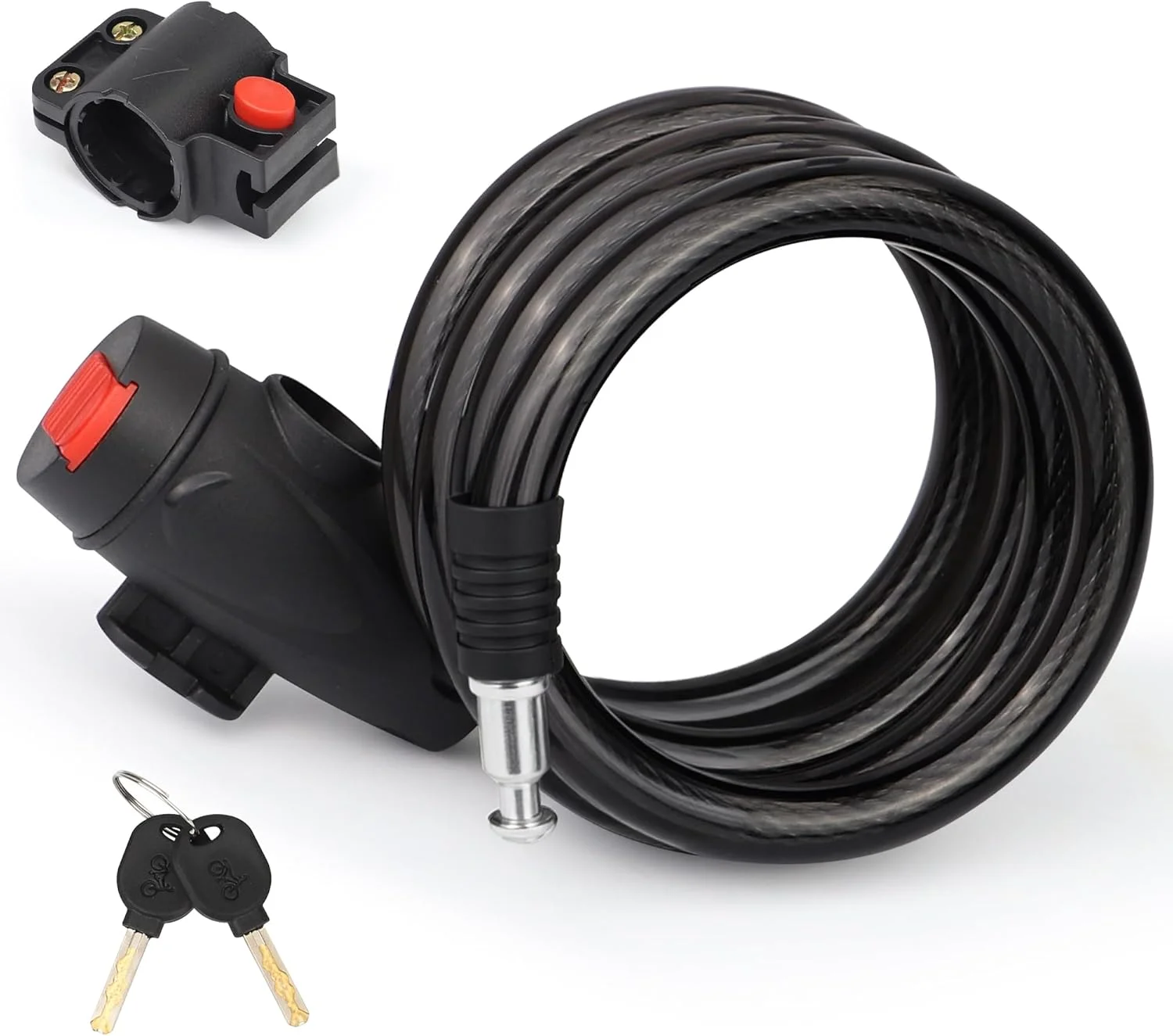 قفل کابلی دوچرخه