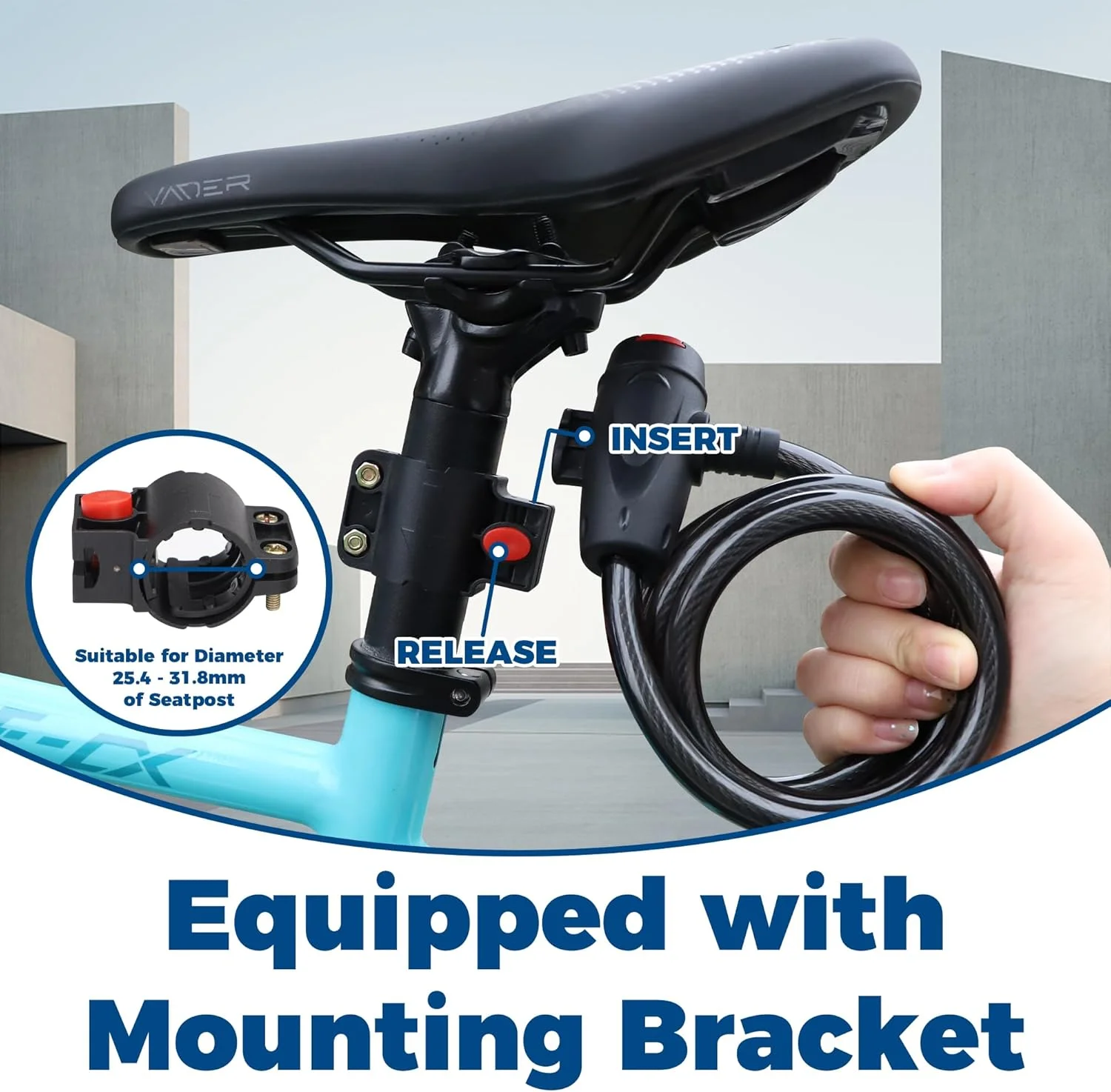 قفل کابلی دوچرخه قفل کابلی دوچرخه