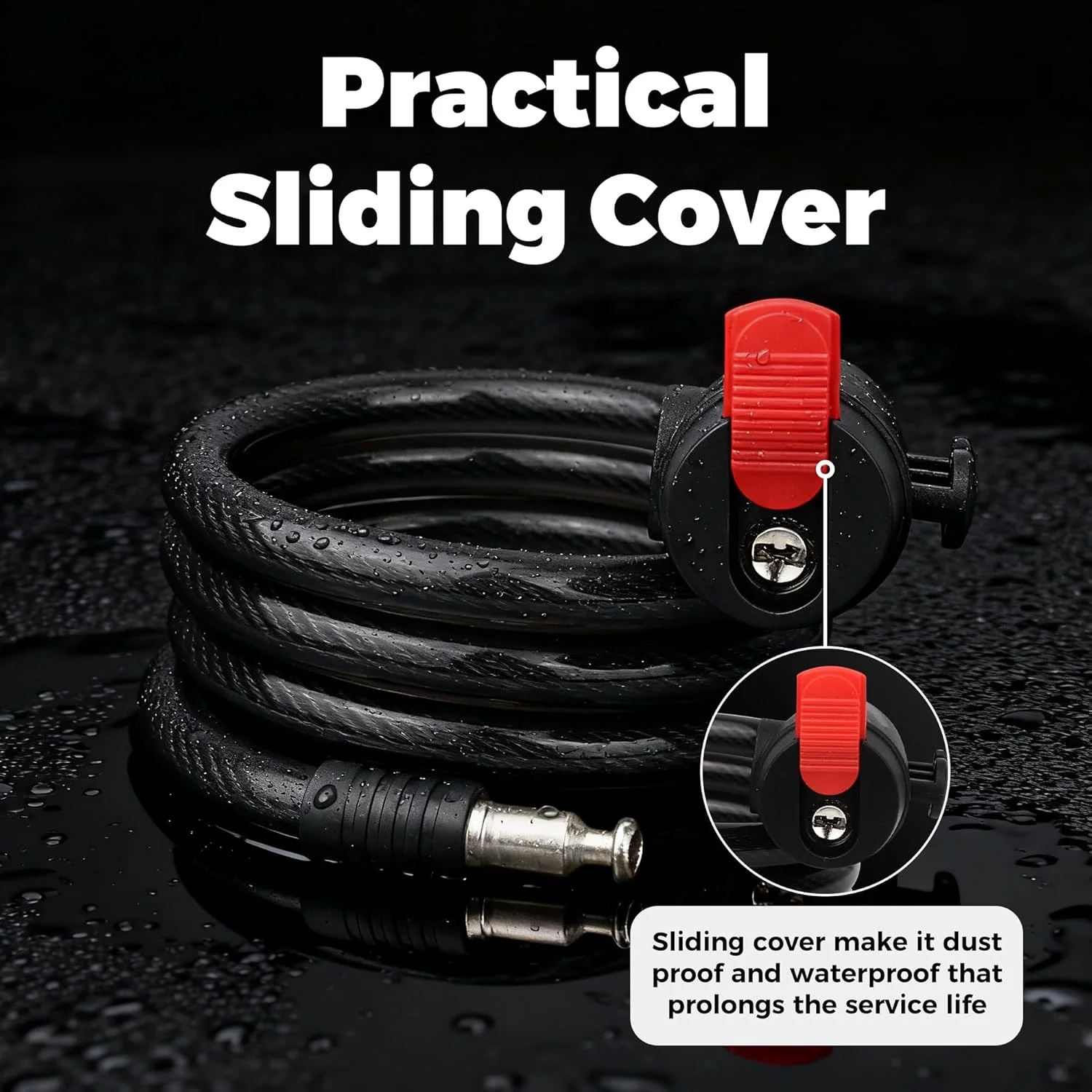 قفل کابلی دوچرخه قفل کابلی دوچرخه