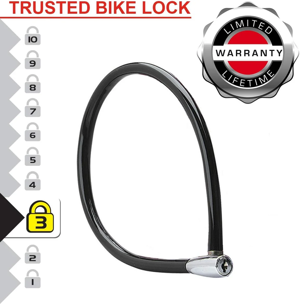 قفل کابلی دوچرخه مستر لاک، کلیدی، کابل رنگی 55 سانتی متری، مناسب فضای باز 8630-F - قابل استفاده برای انواع دوچرخه، اسکیت برد، کالسکه، ماشین چمن زنی و سایر تجهیزات فضای باز قفل کابلی دوچرخه مستر لاک، کلیدی، کابل رنگی 55 سانتی متری، مناسب فضای باز 8630-F - قابل استفاده برای انواع دوچرخه، اسکیت برد، کالسکه، ماشین چمن زنی و سایر تجهیزات فضای باز