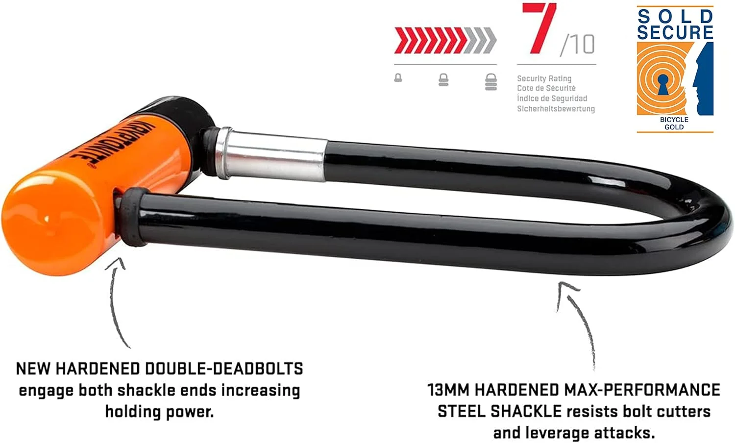 قفل یو شکل دوچرخه کریپتونایت Evolution Mini-7 به همراه کابل 4 فوتی KryptoFlex™ Double Loop قفل یو شکل دوچرخه کریپتونایت Evolution Mini-7 به همراه کابل 4 فوتی KryptoFlex™ Double Loop