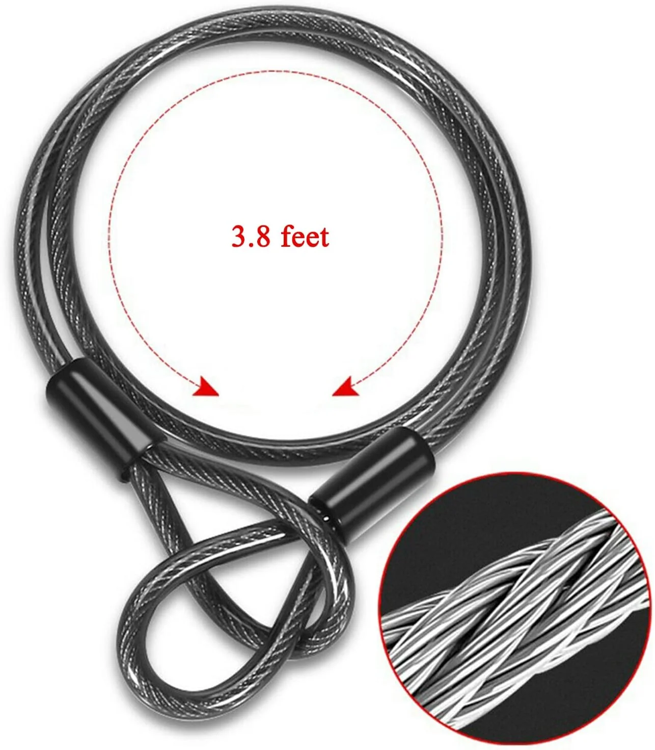 قفل U دوچرخه لین با کابل، قفل دوچرخه سنگین، میله 14 میلی متری و کابل به طول 1.15 متر به همراه پایه نصب برای دوچرخه، موتورسیکلت و غیره قفل U دوچرخه لین با کابل، قفل دوچرخه سنگین، میله 14 میلی متری و کابل به طول 1.15 متر به همراه پایه نصب برای دوچرخه، موتورسیکلت و غیره