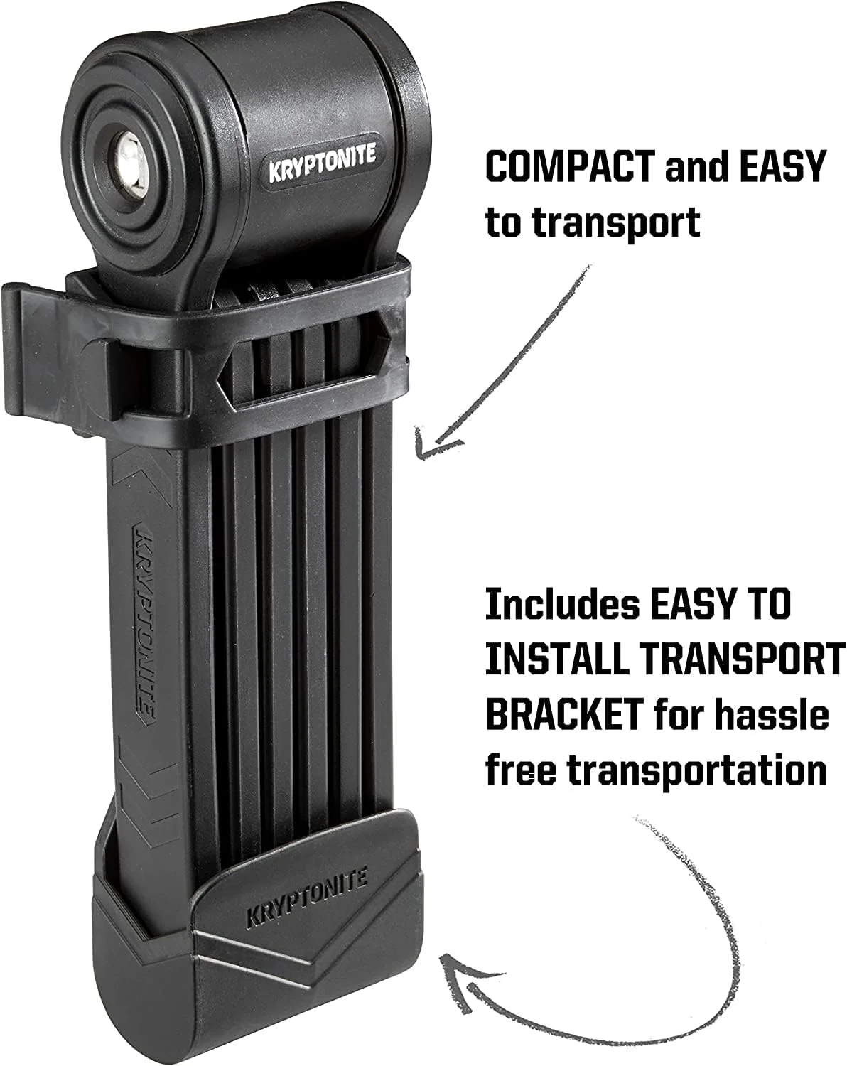 قفل تاشو نگهدارنده کریپتونیت - مشکی قفل تاشو نگهدارنده کریپتونیت - مشکی
