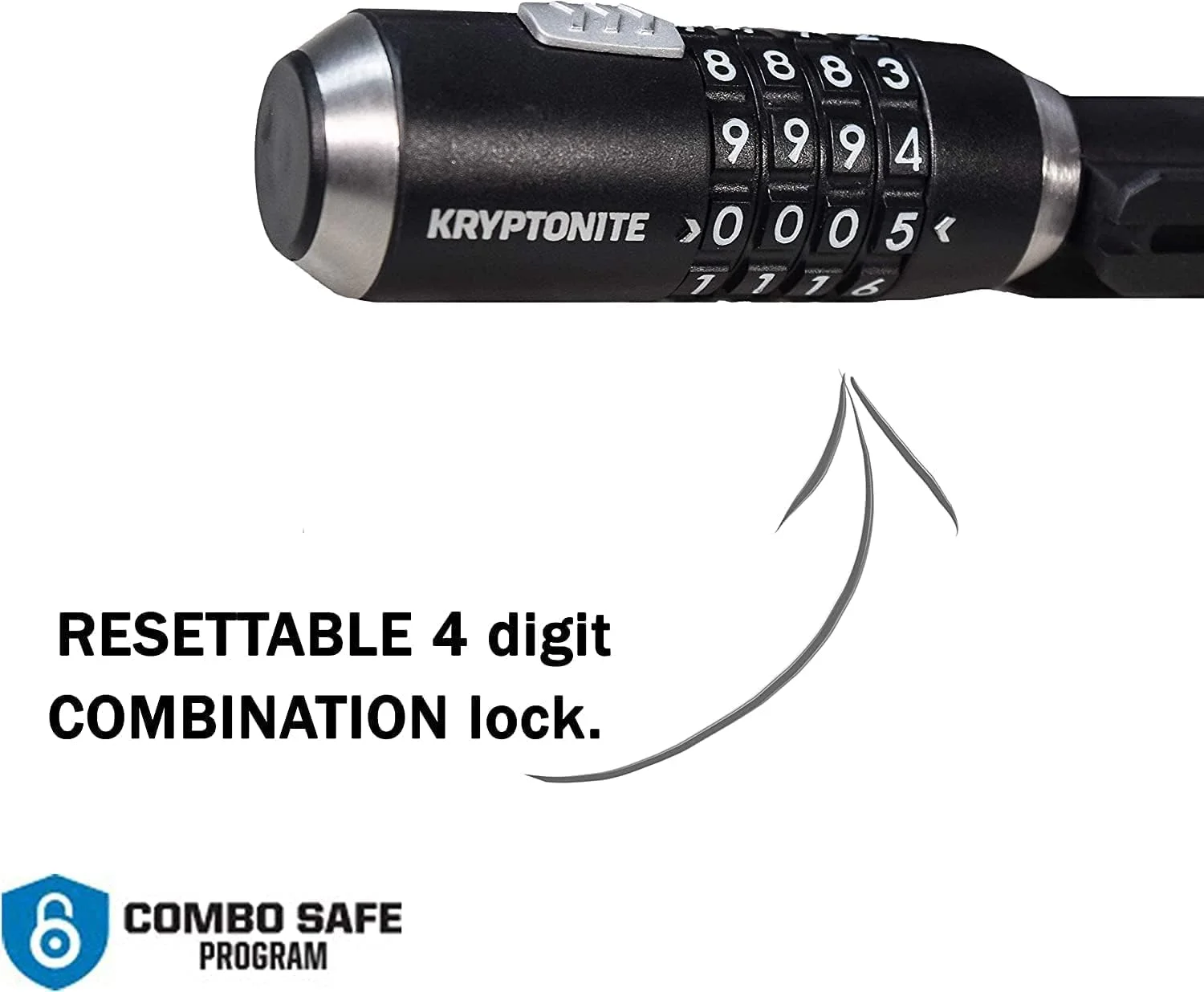 لوازم جانبی کریپتونیت 005216 KryptoFlex 1018 Combo GK005216، مشکی، سایز واحد لوازم جانبی کریپتونیت 005216 KryptoFlex 1018 Combo GK005216، مشکی، سایز واحد