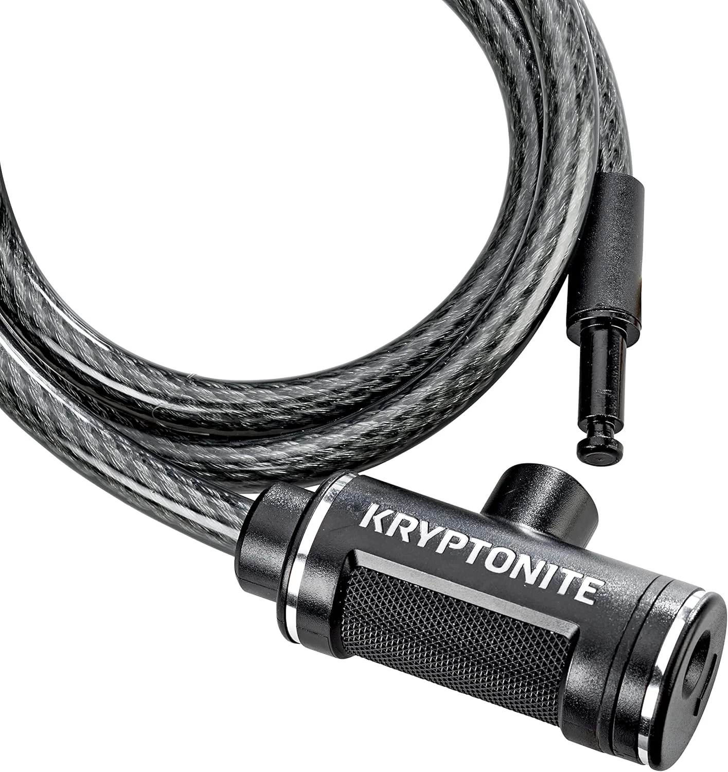 کابل قفل دوچرخه کریپتونیت، کابل فولادی 1.8 متری با ضخامت 12 میلی متر به همراه کلید و براکت نصب کابل قفل دوچرخه کریپتونیت، کابل فولادی 1.8 متری با ضخامت 12 میلی متر به همراه کلید و براکت نصب