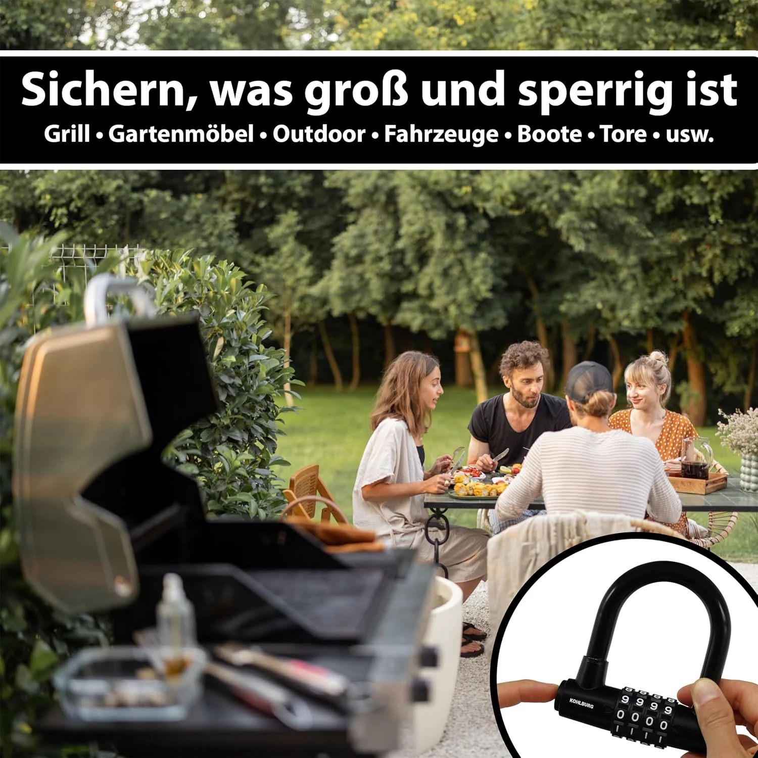 قفل کابلی ۱۰ متری کوهلبورگ مدل Sparta با قفل ترکیبی رمزدار و کابل فولادی ۱۰ متری (۱۰۰۰ سانتیمتری) برای دوچرخه، پاسیو، مبلمان باغ و قفل دوچرخه قفل کابلی ۱۰ متری کوهلبورگ مدل Sparta با قفل ترکیبی رمزدار و کابل فولادی ۱۰ متری (۱۰۰۰ سانتیمتری) برای دوچرخه، پاسیو، مبلمان باغ و قفل دوچرخه