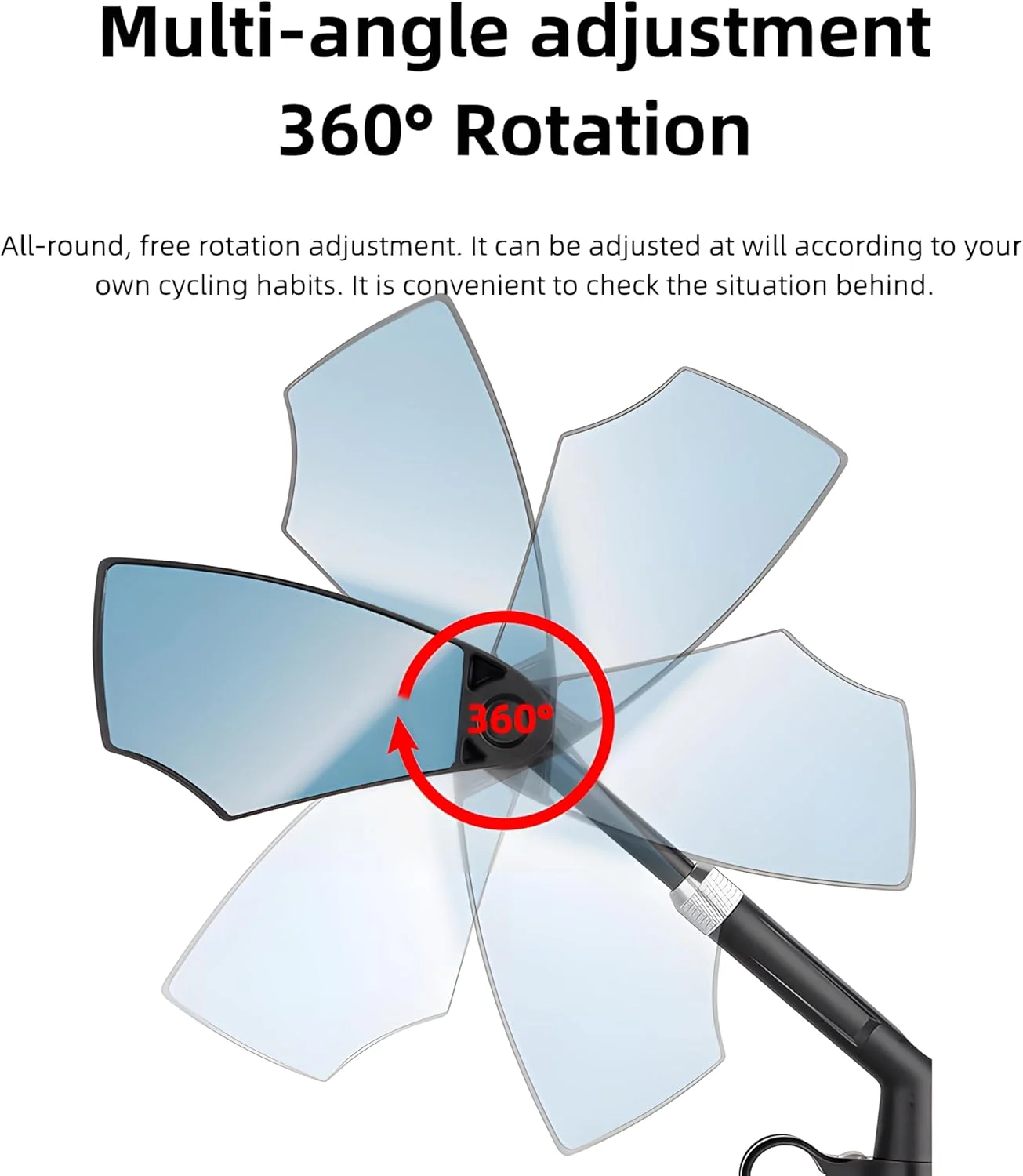 آینه دوچرخه و دوچرخه برقی ضد تابش نور قابل تنظیم 360 درجه ZOYOSPORTS – آینه دسته تاشو دید عقب برای دسته های 20-23 میلی متری (چپ+راست) آینه دوچرخه و دوچرخه برقی ضد تابش نور قابل تنظیم 360 درجه ZOYOSPORTS – آینه دسته تاشو دید عقب برای دسته های 20-23 میلی متری (چپ+راست)