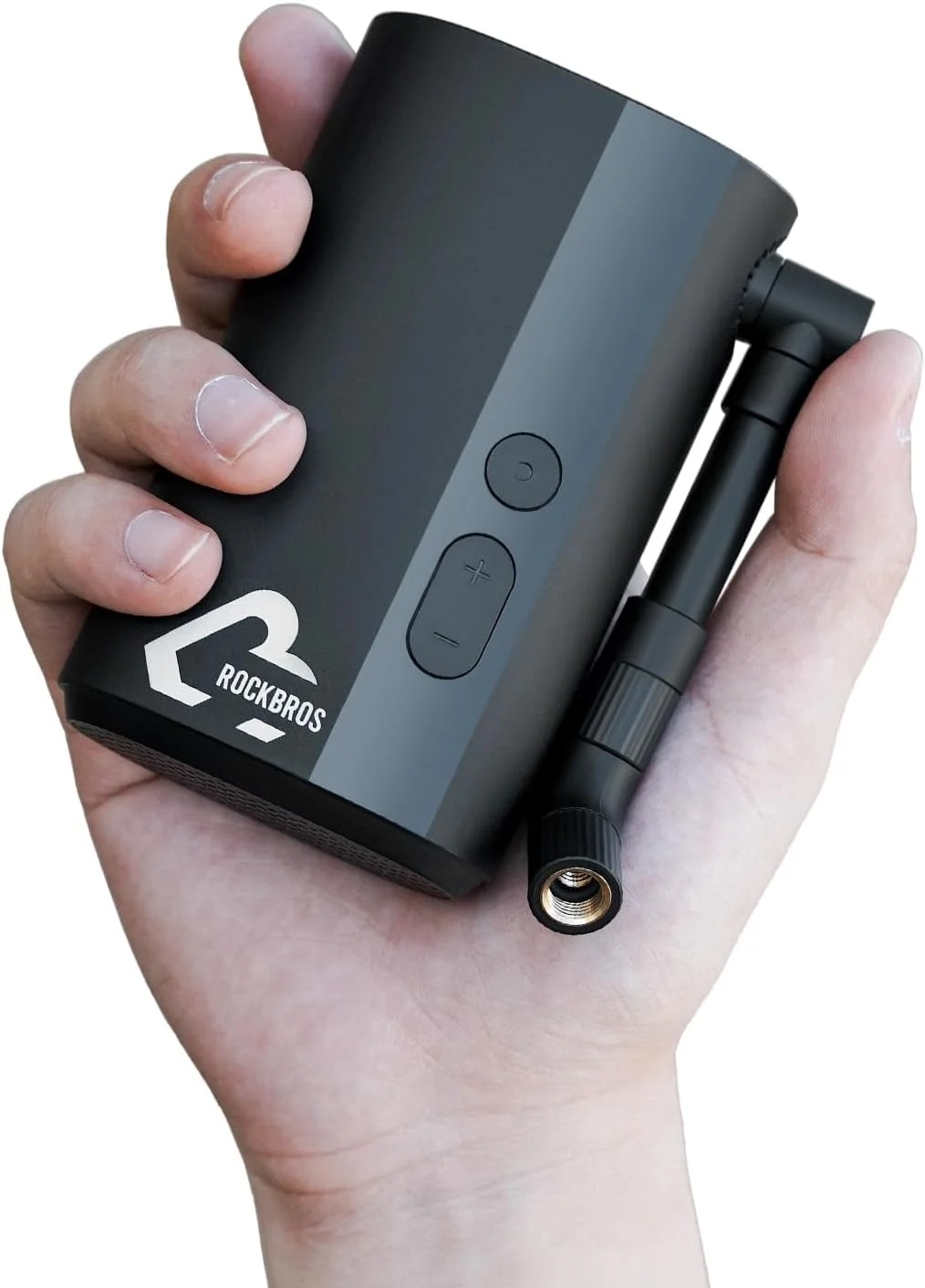 تلمبه برقی کوچک دوچرخه ROCKBROS 150PSI، باد کردن سریع 32 ثانیه ای، تلمبه لاستیک دوچرخه با گیج دیجیتال، خاموش شدن خودکار، سازگار با والف های پرستا و شرادر