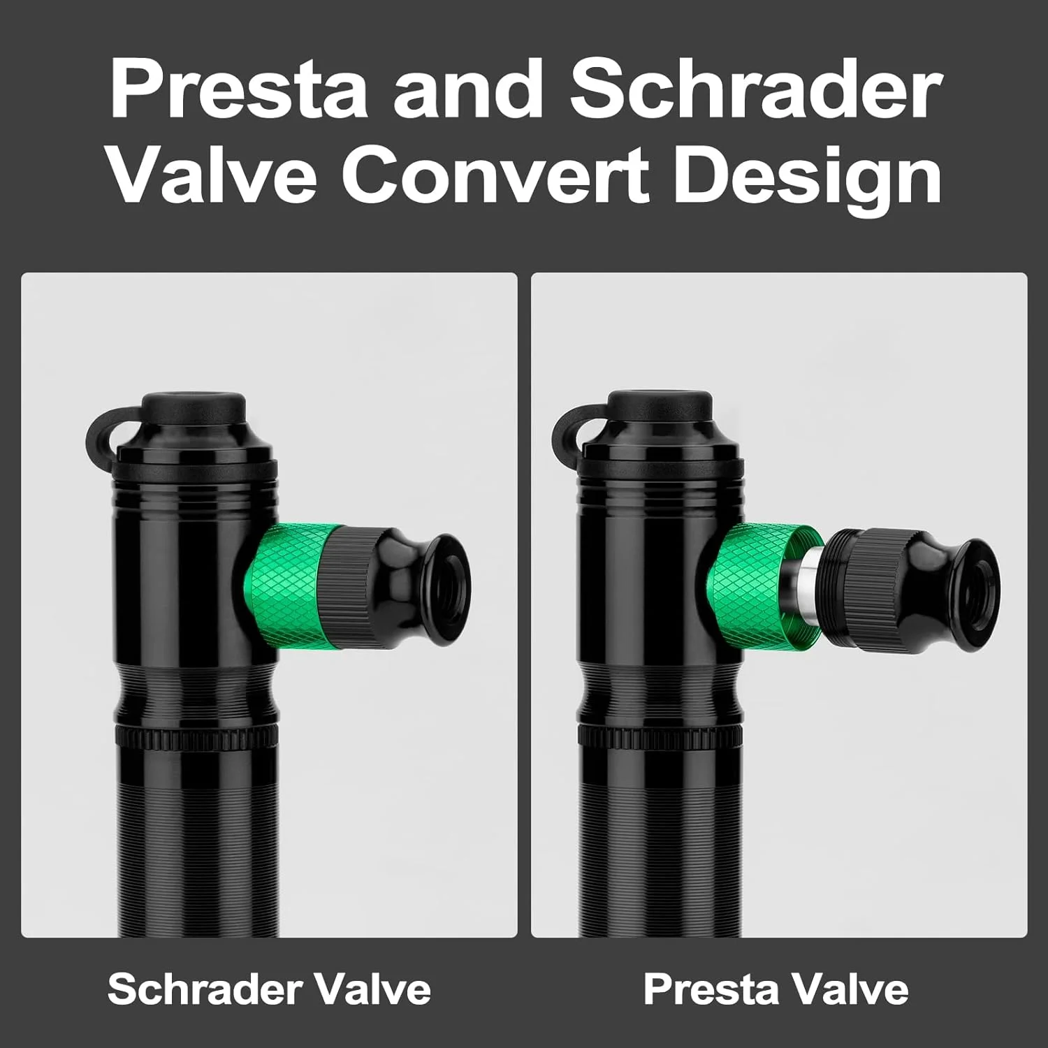 تلمبه مینی دوچرخه ROCKBROS، فشار 110PSI، سازگار با والف های پرستا و شرادر، مناسب برای دوچرخه های جاده و کوهستان، دارای روکش عایق - بدون کارتریج CO2، مشکی تلمبه مینی دوچرخه ROCKBROS، فشار 110PSI، سازگار با والف های پرستا و شرادر، مناسب برای دوچرخه های جاده و کوهستان، دارای روکش عایق - بدون کارتریج CO2، مشکی