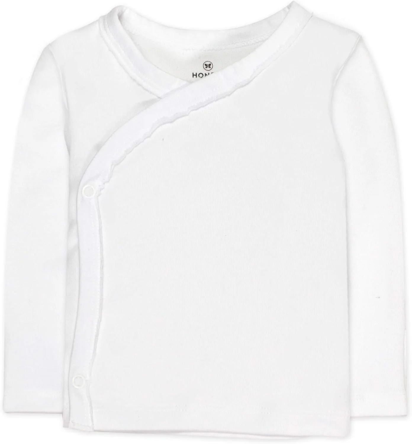 ست 3 عددی تیشرت آستین بلند کیمونویی نوزادی دخترانه HonestBaby، تهیه شده از پنبه ارگانیک