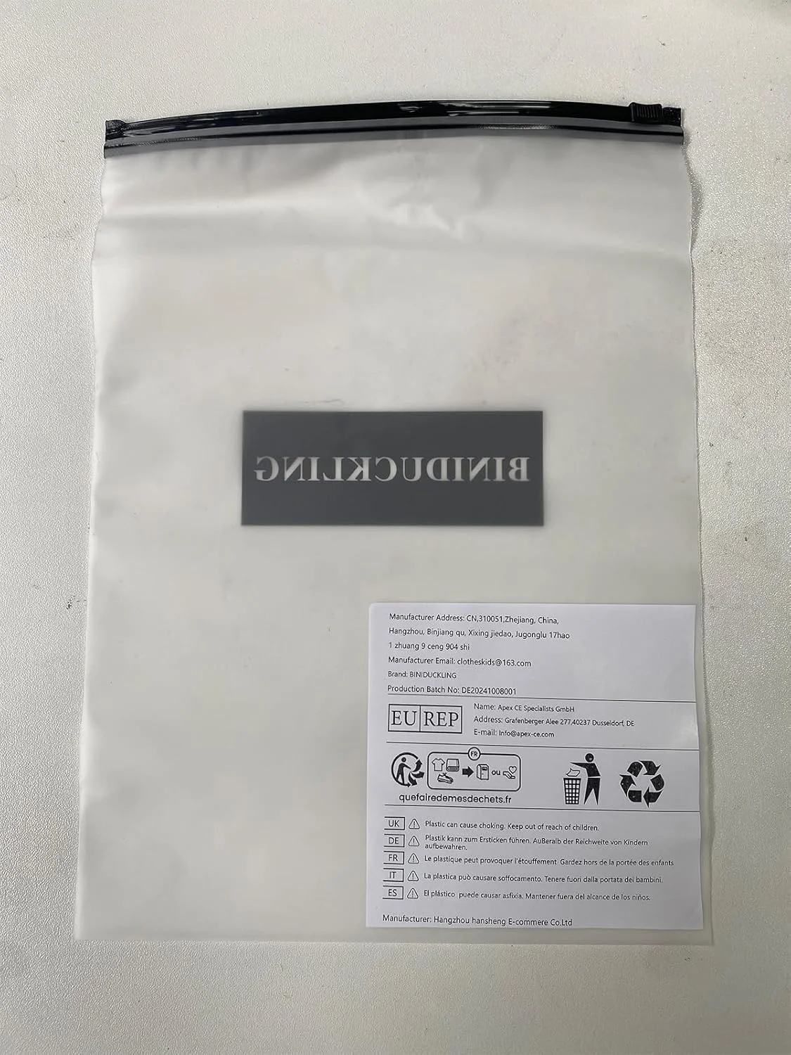 تی‌شرت آستین بلند بچگانه BINIDUCKLING مناسب پسران و دختران، یقه گرد، پارچه ساده و کشبافت ظریف