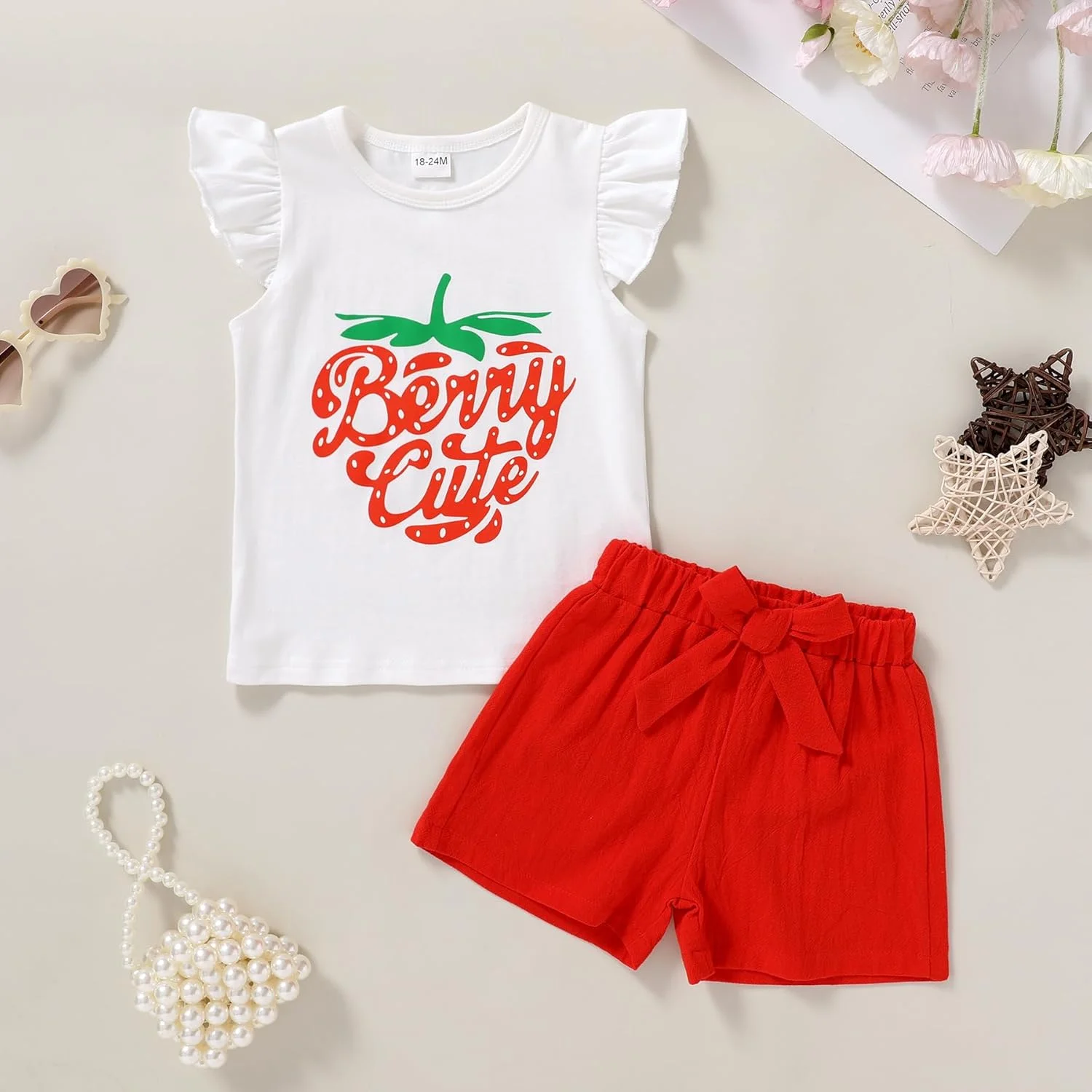 ست لباس دخترانه کودک YOUNGER TREE مدل 67033-2