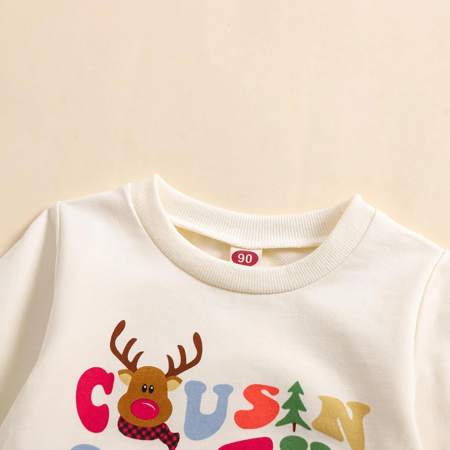 لباس کریسمسی نوزادی دخترانه و پسرانه، آستین بلند