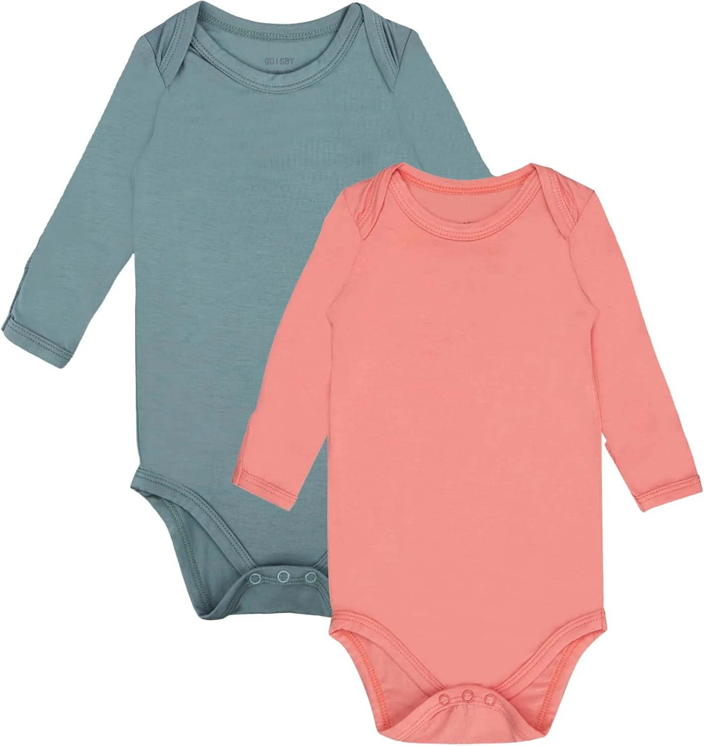 بادی آستین بلند نوزادی با سرآستین دستکش دار، لباس خواب بامبو آستین بلند برای دختر و پسر