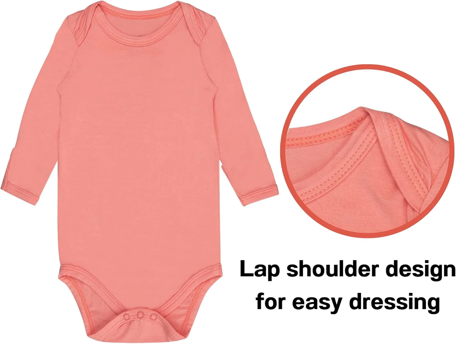 بادی آستین بلند نوزادی با سرآستین دستکش دار، لباس خواب بامبو آستین بلند برای دختر و پسر