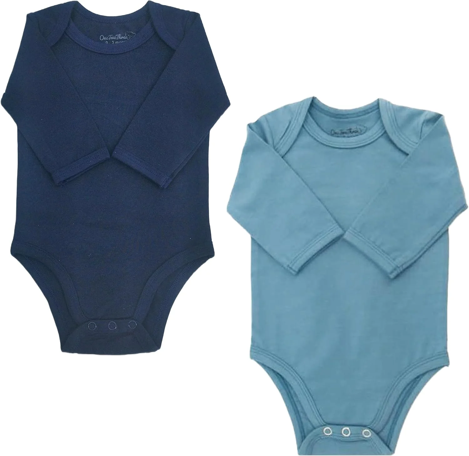 بادی نوزادی 123 Bear، پنبه و اسپندکس نرم، آستین بلند و آستین کوتاه