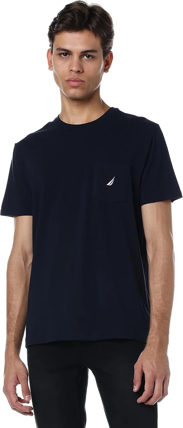 تی شرت جیب دار مردانه ناتیکا با برش کلاسیک