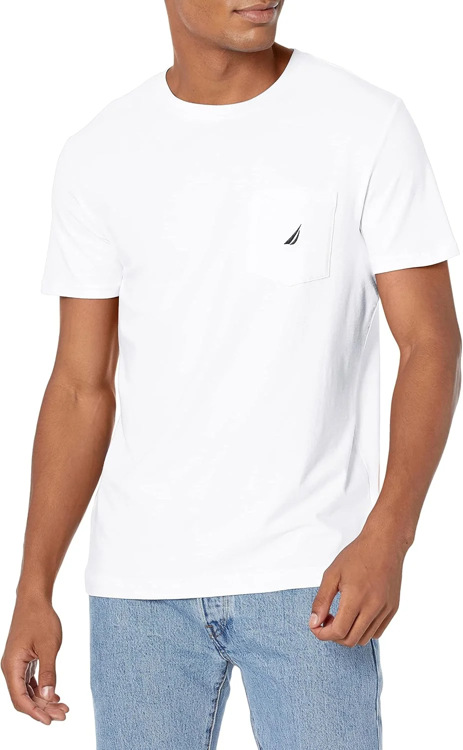 تی شرت مردانه ناتیکا، یقه گرد، آستین کوتاه و جیب دار (تک عددی)