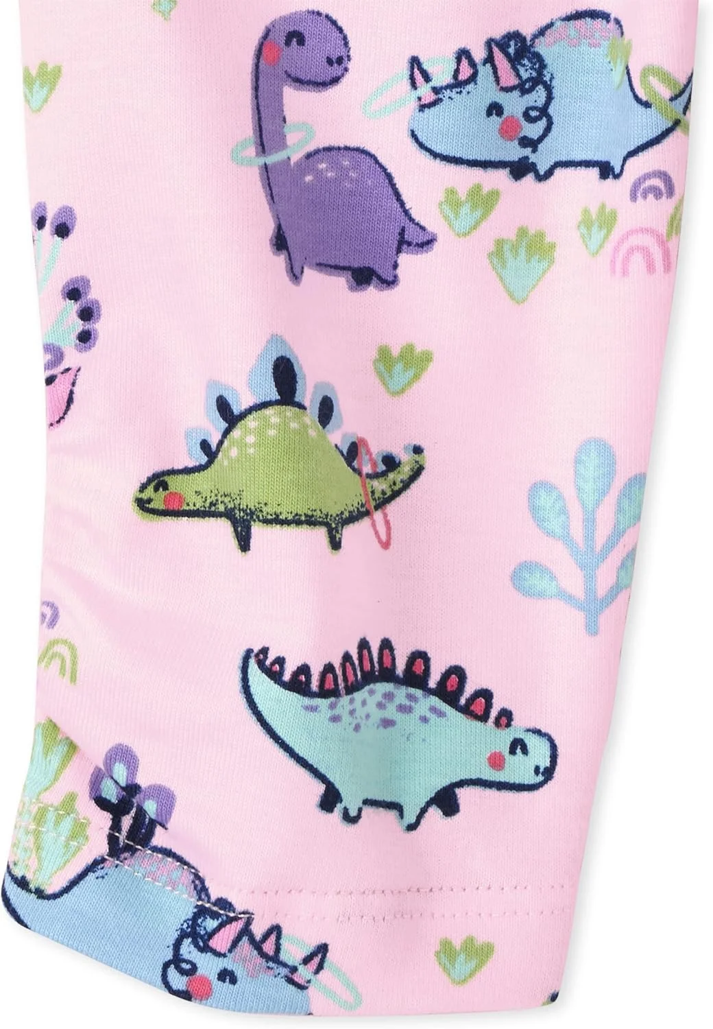 The Children's Place شلوار راحتی دخترانه بچه گانه طرح دایناسور (بسته 2 عددی)