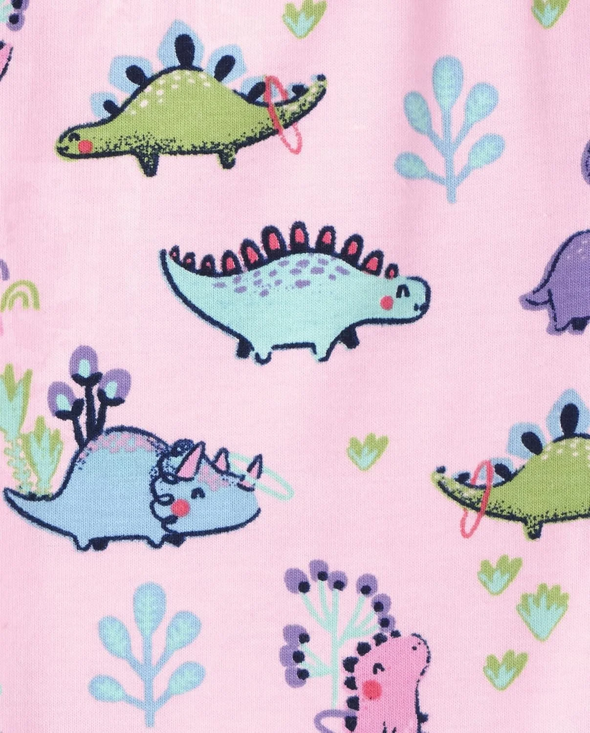 The Children's Place شلوار راحتی دخترانه بچه گانه طرح دایناسور (بسته 2 عددی)