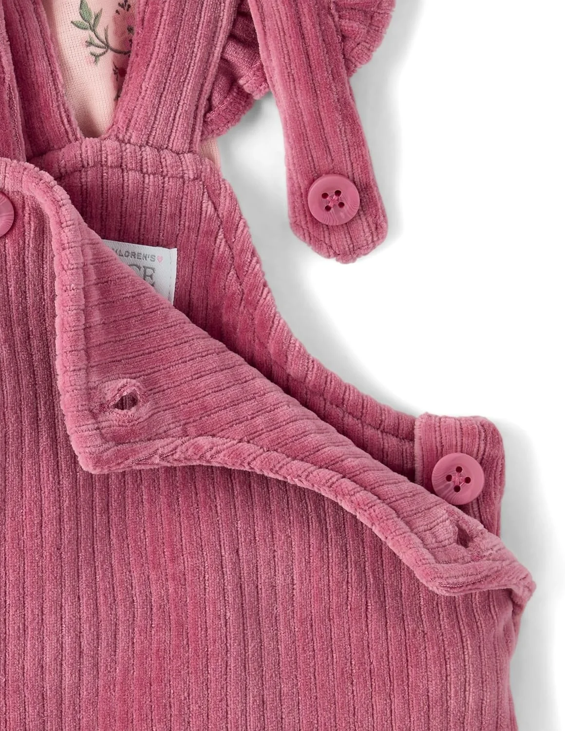 لباس سرهمی آستین بلند و پیشبند نوزادی دخترانه The Children's Place، ست 2 تکه (بسته 2 عددی)