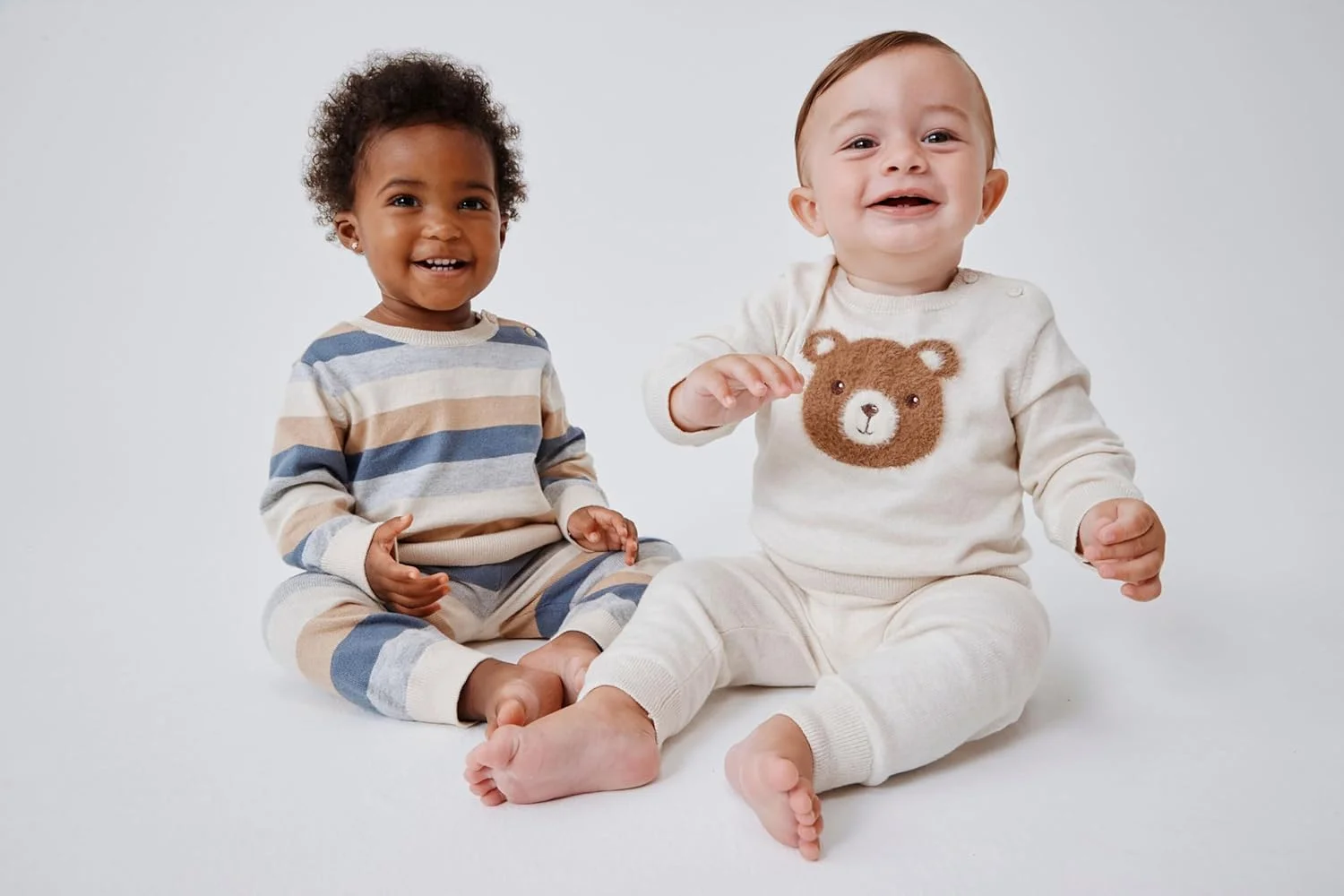 ست لباس آستین بلند نوزادی و شلوار پسرانه The Children's Place، ست 2 تکه لباس بازی (بسته 2 عددی) ست لباس آستین بلند نوزادی و شلوار پسرانه The Children's Place، ست 2 تکه لباس بازی (بسته 2 عددی)