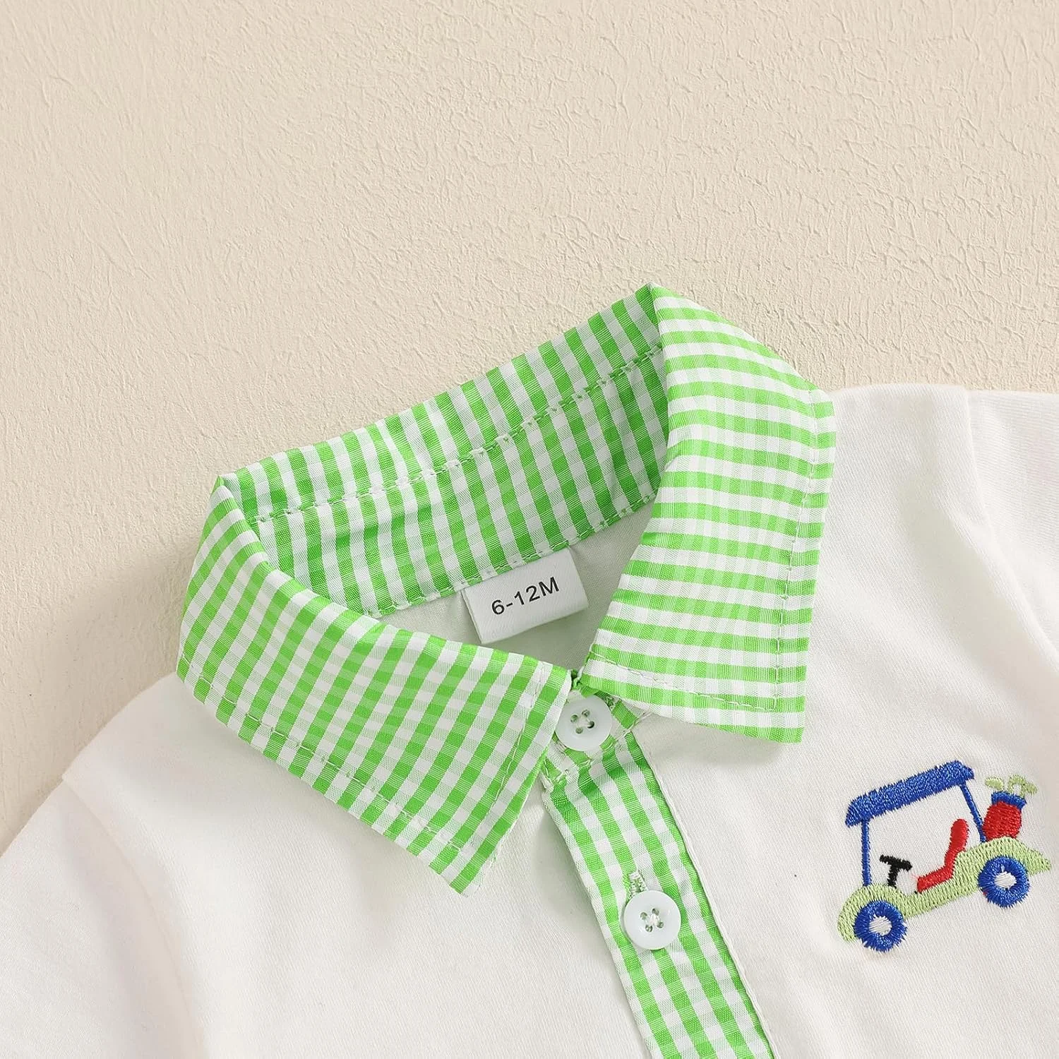 ست تی شرت و شلوارک پسرانه طرح گلف، مناسب نوزادان و کودکان نوپا، لباس تابستانی، سایز 0 تا 4T