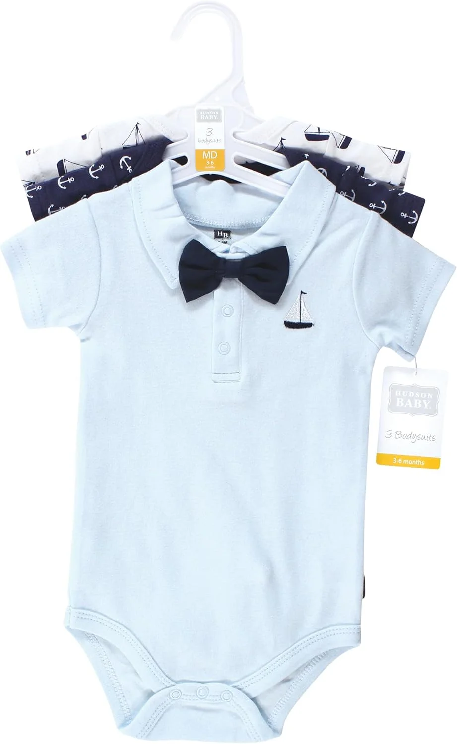 ست تی‌شرت و بادی نوزادی پنبه‌ای هادسون بیبی