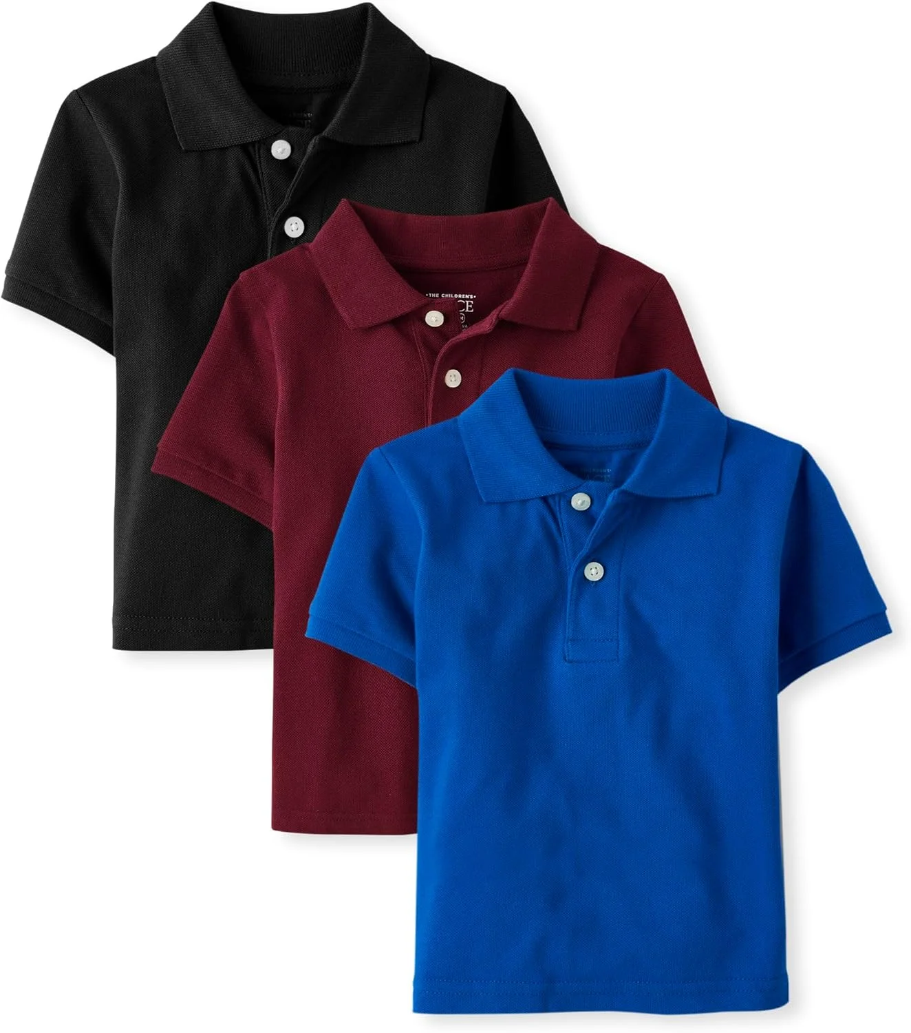 پولوشرت آستین کوتاه پسرانه The Children's Place مدل 3420 (تک عددی)