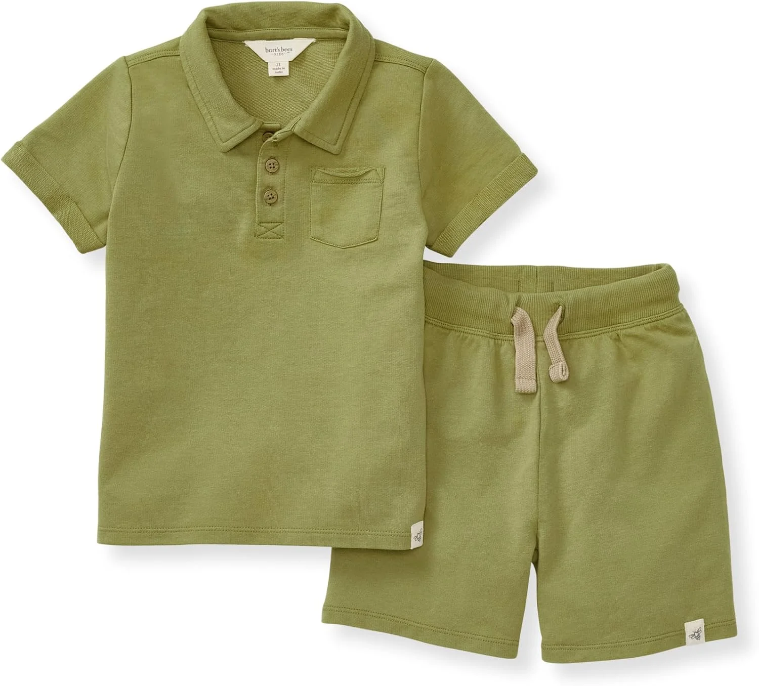 ست تی‌شرت و شلوار نوزادی پسرانه برتز بیز، لباس بالا و پایین، 100% پنبه ارگانیک