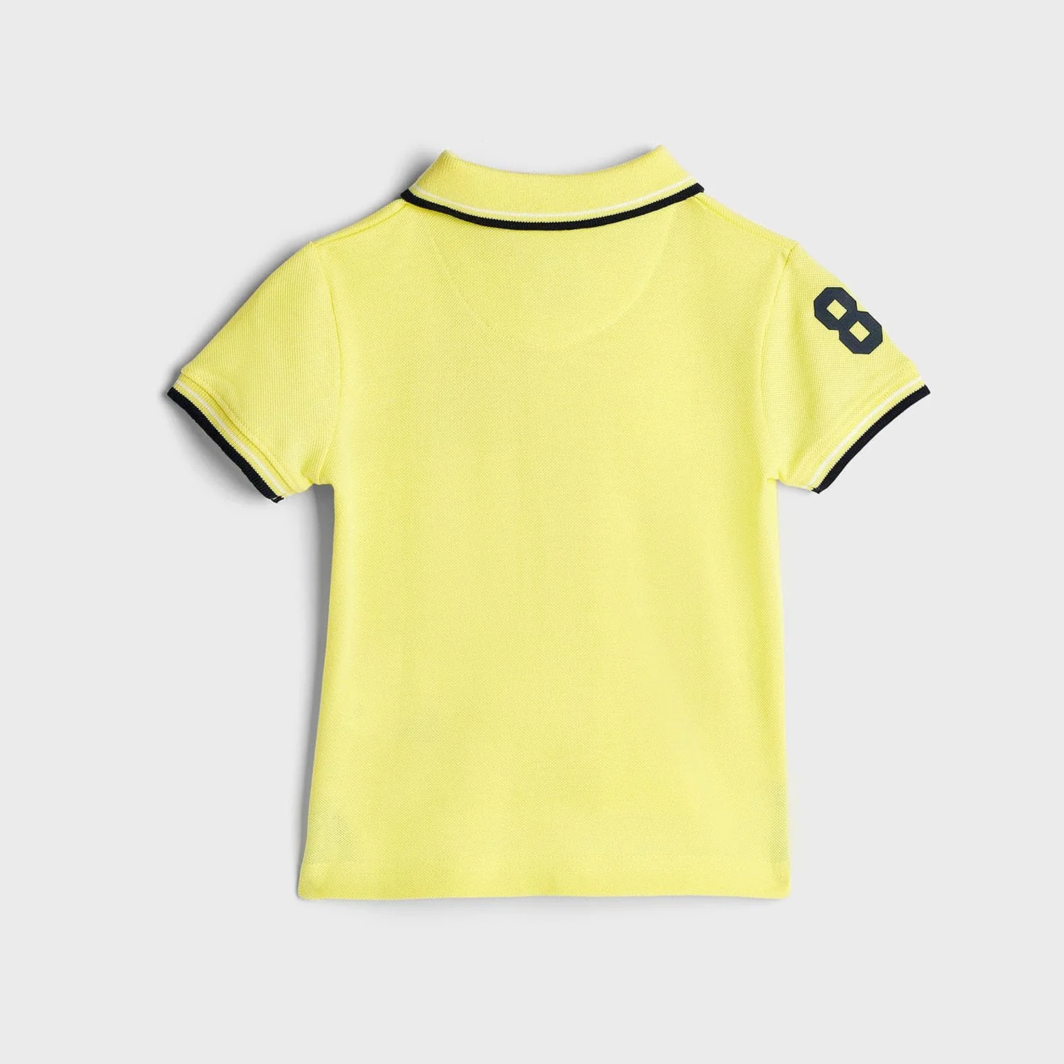 تی شرت پولو پسرانه آر اند بی مدل 325-0145IB165-6 با حاشیه های متضاد و آستین کوتاه تی شرت پولو پسرانه آر اند بی مدل 325-0145IB165-6 با حاشیه های متضاد و آستین کوتاه