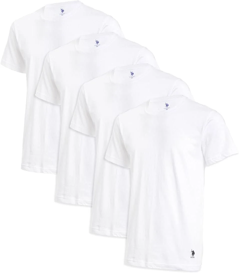 تی شرت زیر مردانه یقه گرد یو.اس. پولو اسن. (بسته 4 عددی) تی شرت زیر مردانه یقه گرد یو.اس. پولو اسن. (بسته 4 عددی)