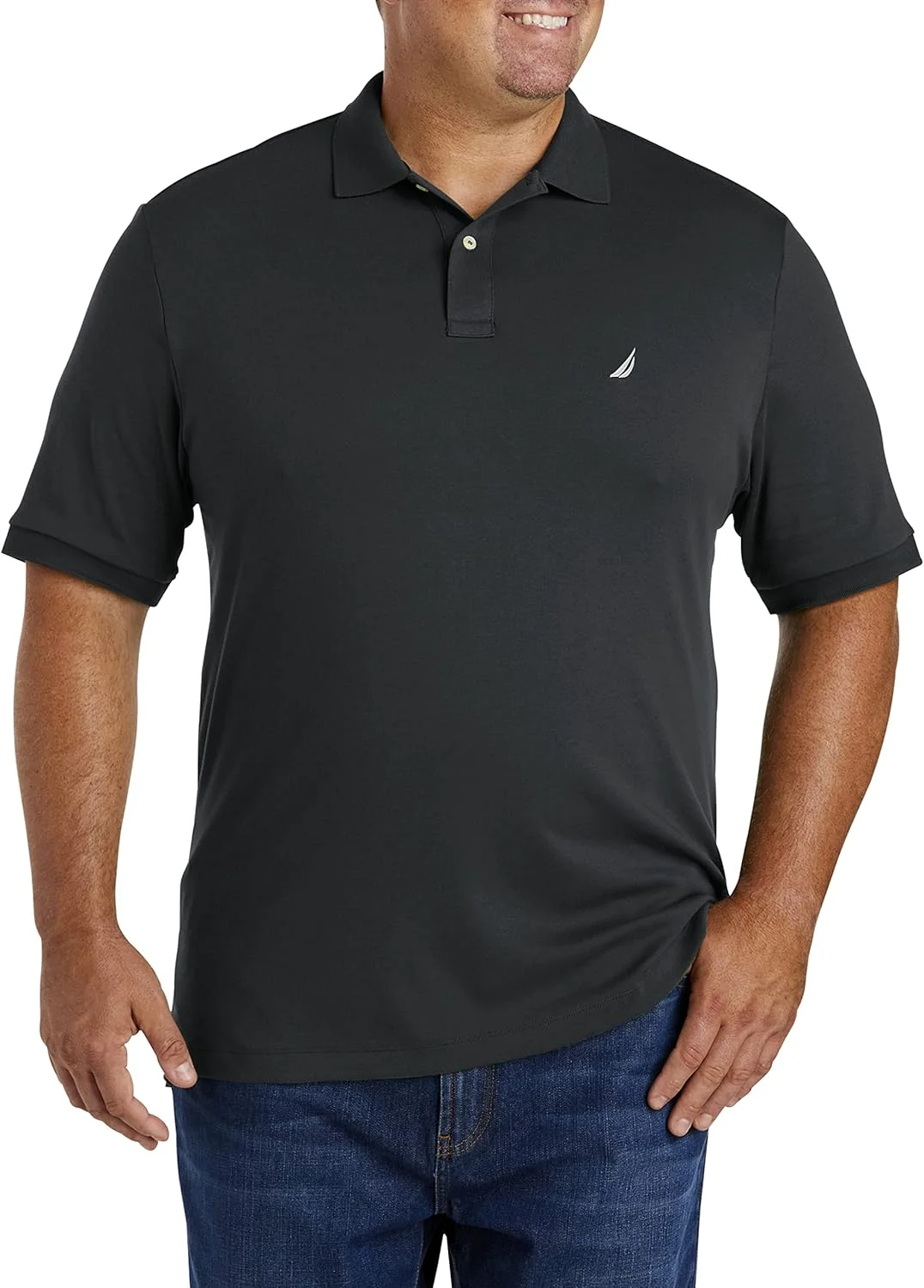 پولوشرت آستین کوتاه مردانه ناتیکا، با فیت کلاسیک و جنس پنبه نرم