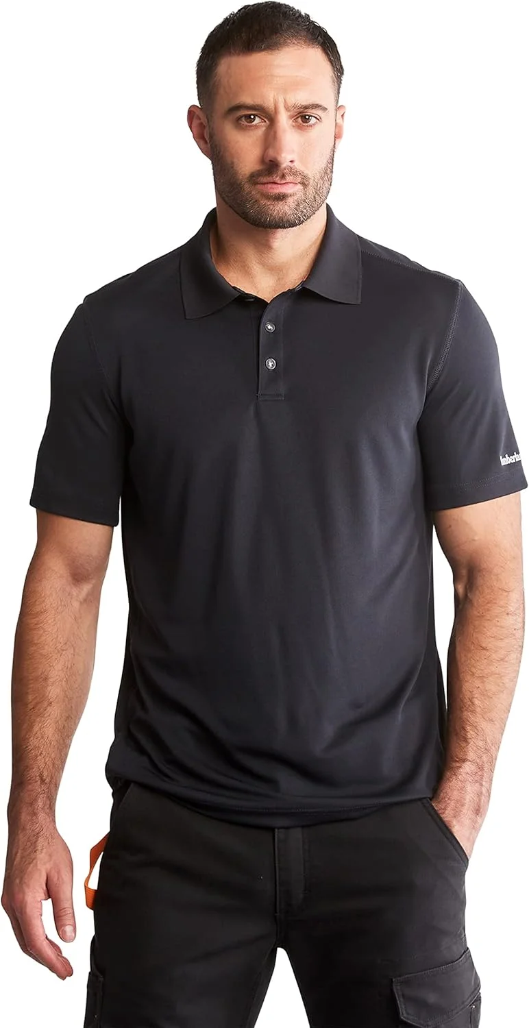 پولوشرت آستین کوتاه مردانه تیمبرلند مدل جذب رطوبت، مناسب فعالیت های خارج از منزل