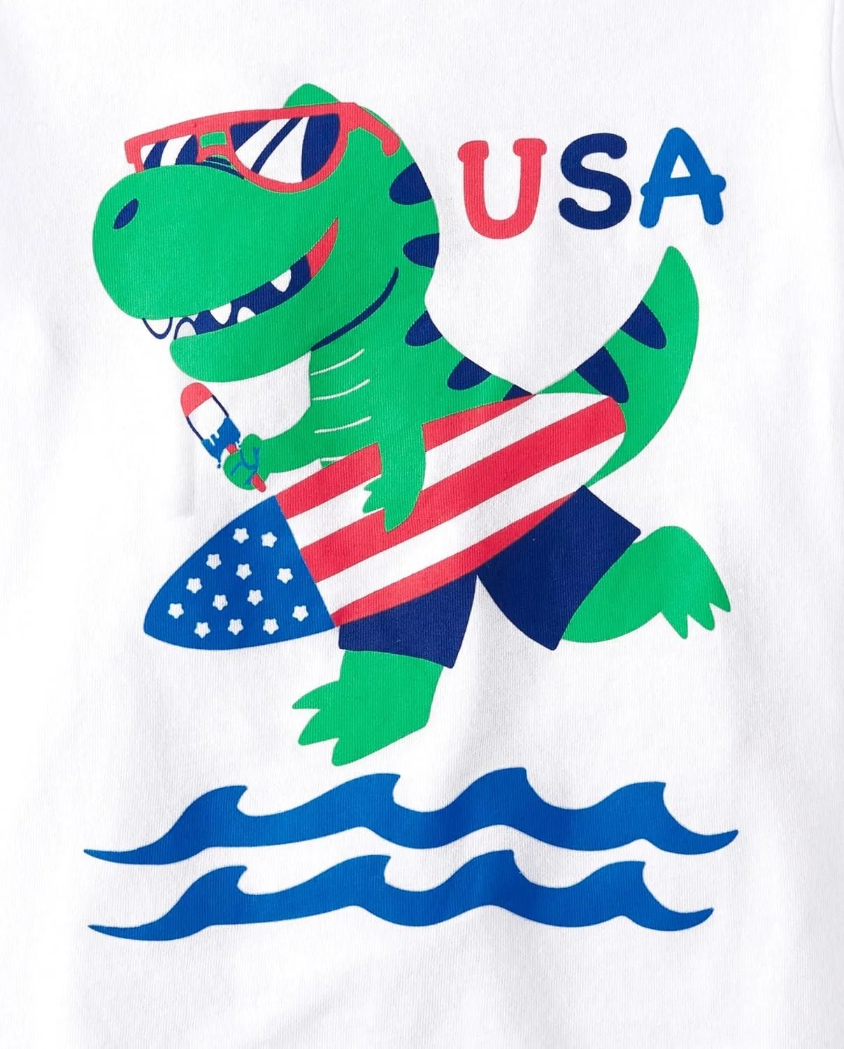 تی شرت های آستین کوتاه گرافیکی کودکانه The Children's Place، بسته های چندتایی (بسته 3 عددی)