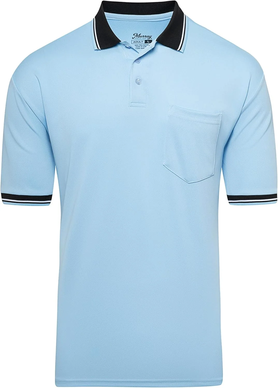 پیراهن آستین کوتاه پولو داوری بیسبال و سافت بال Murray Sporting Goods - سایز مناسب برای محافظ سینه پیراهن آستین کوتاه پولو داوری بیسبال و سافت بال Murray Sporting Goods - سایز مناسب برای محافظ سینه