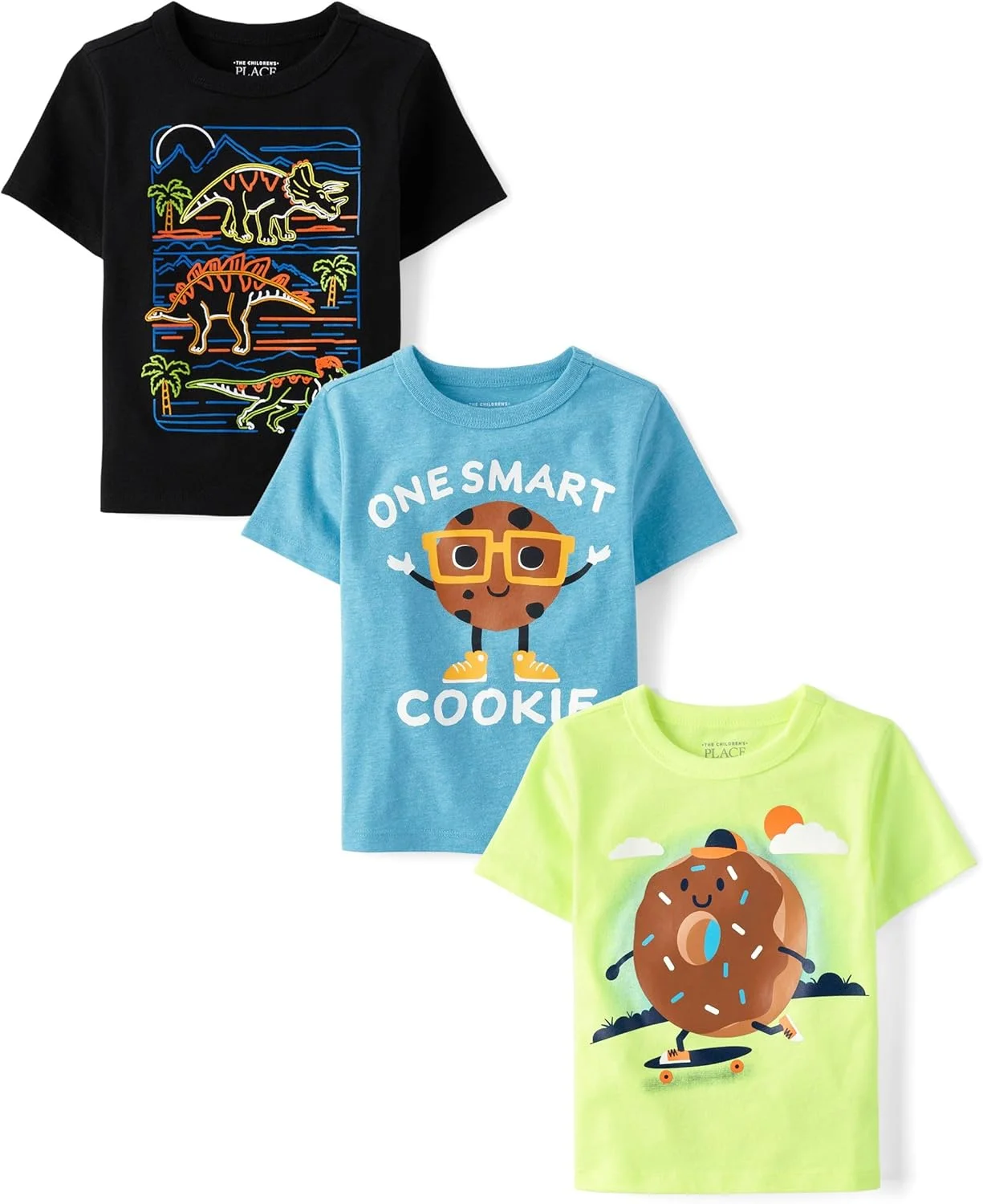 تی شرت آستین کوتاه گرافیکی پسرانه The Children's Place